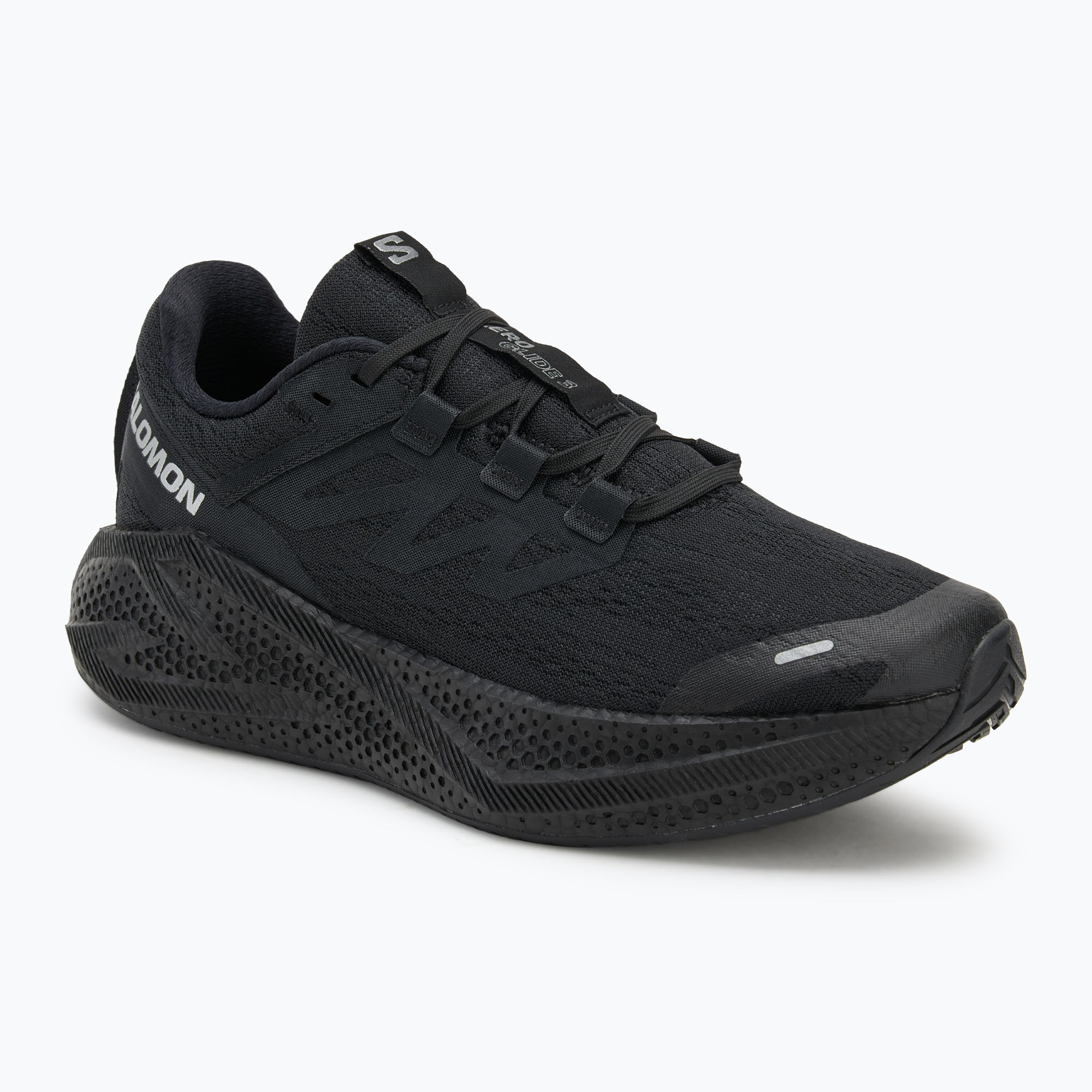 Pánske bežecké topánky Salomon Aero Glide 3 black/black/ftw silver (Aero Glide 3 L47866000)