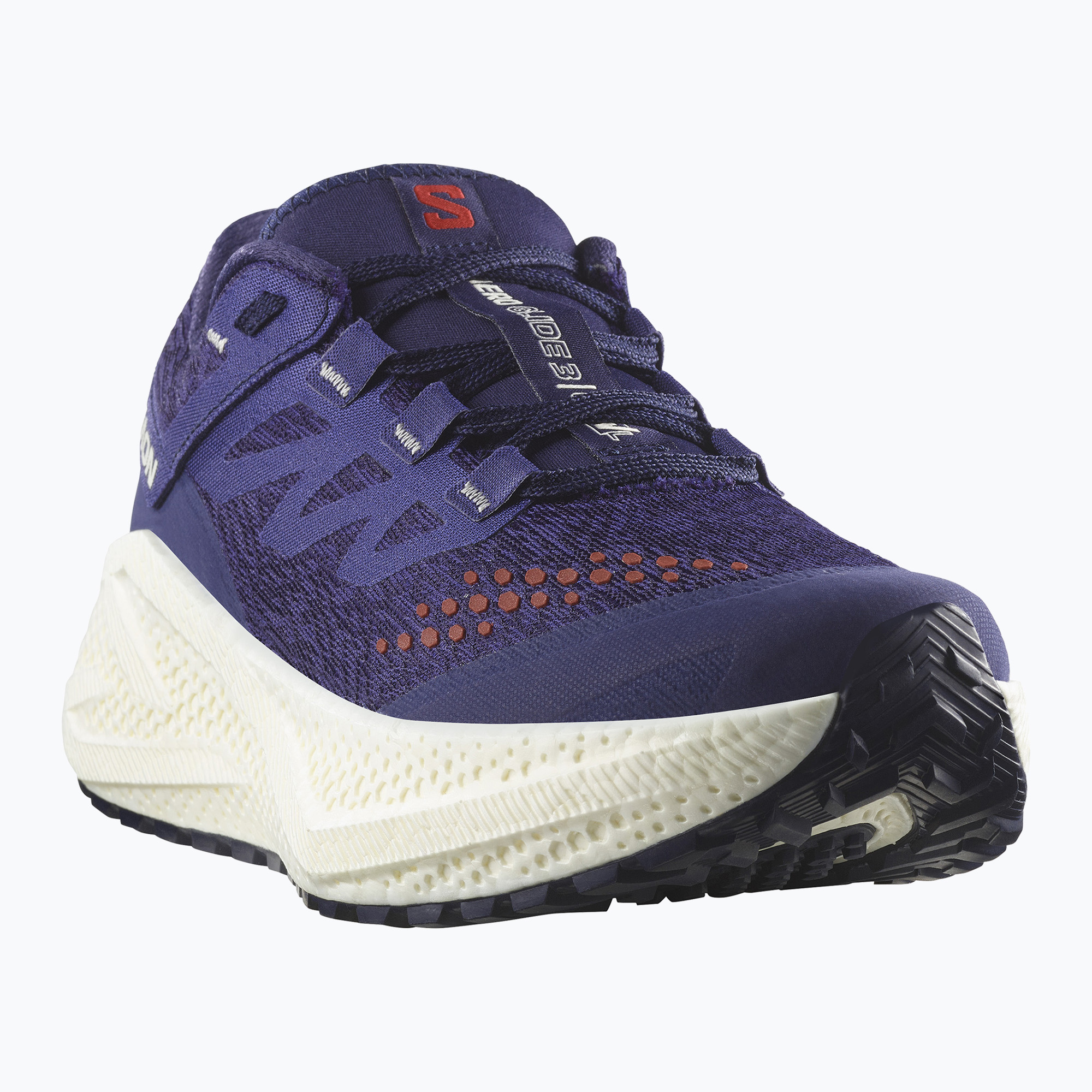 Buty do biegania damskie Salomon Aero Glide 3 Gravel astral aura/vanilla ice/haute red 