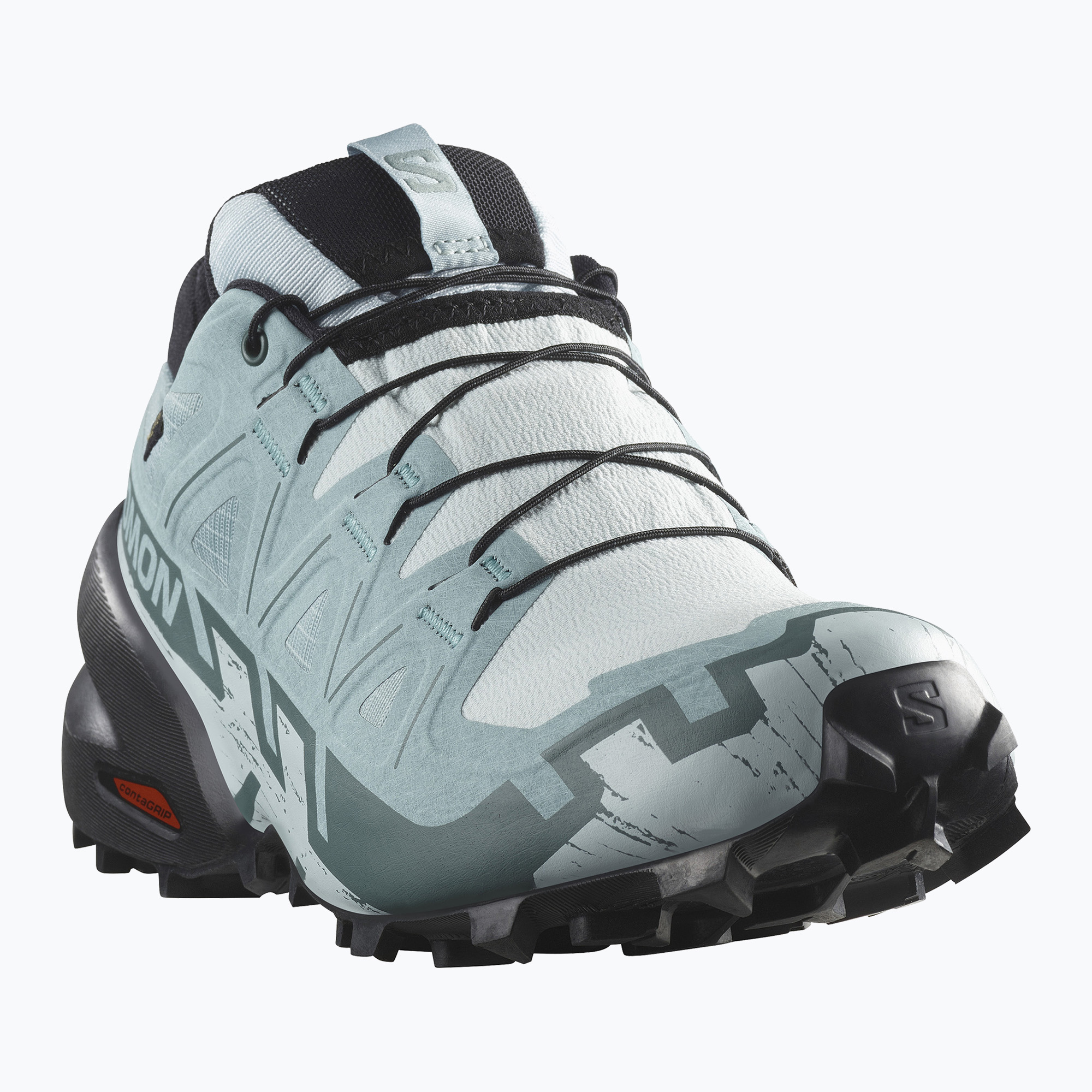 Buty do biegania damskie Salomon Speedcross 6 GTX ballad blue/black/tourmaline 