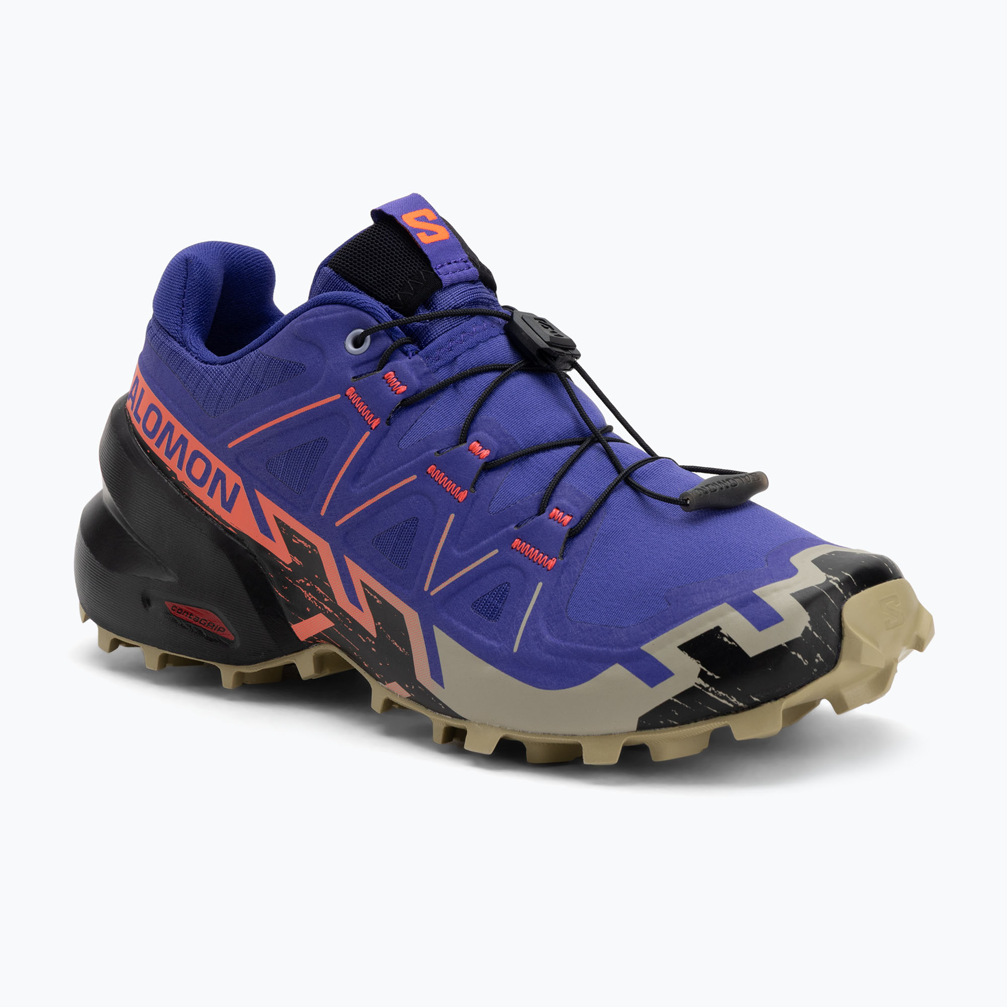 Buty do biegania damskie Salomon Speedcross 6 liberty/black/neon flame 