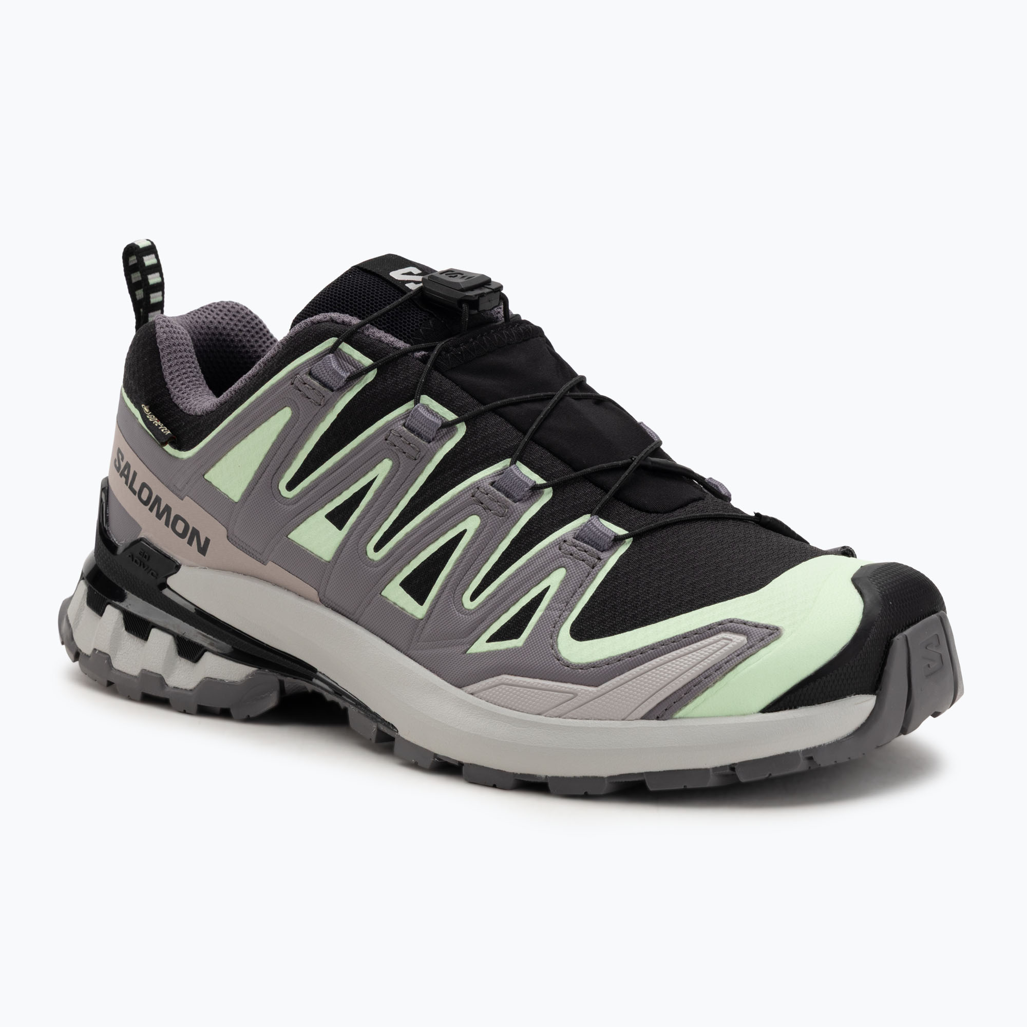 Buty do biegania damskie Salomon XA PRO 3D V9 GTX black/patina green/gray violet 
