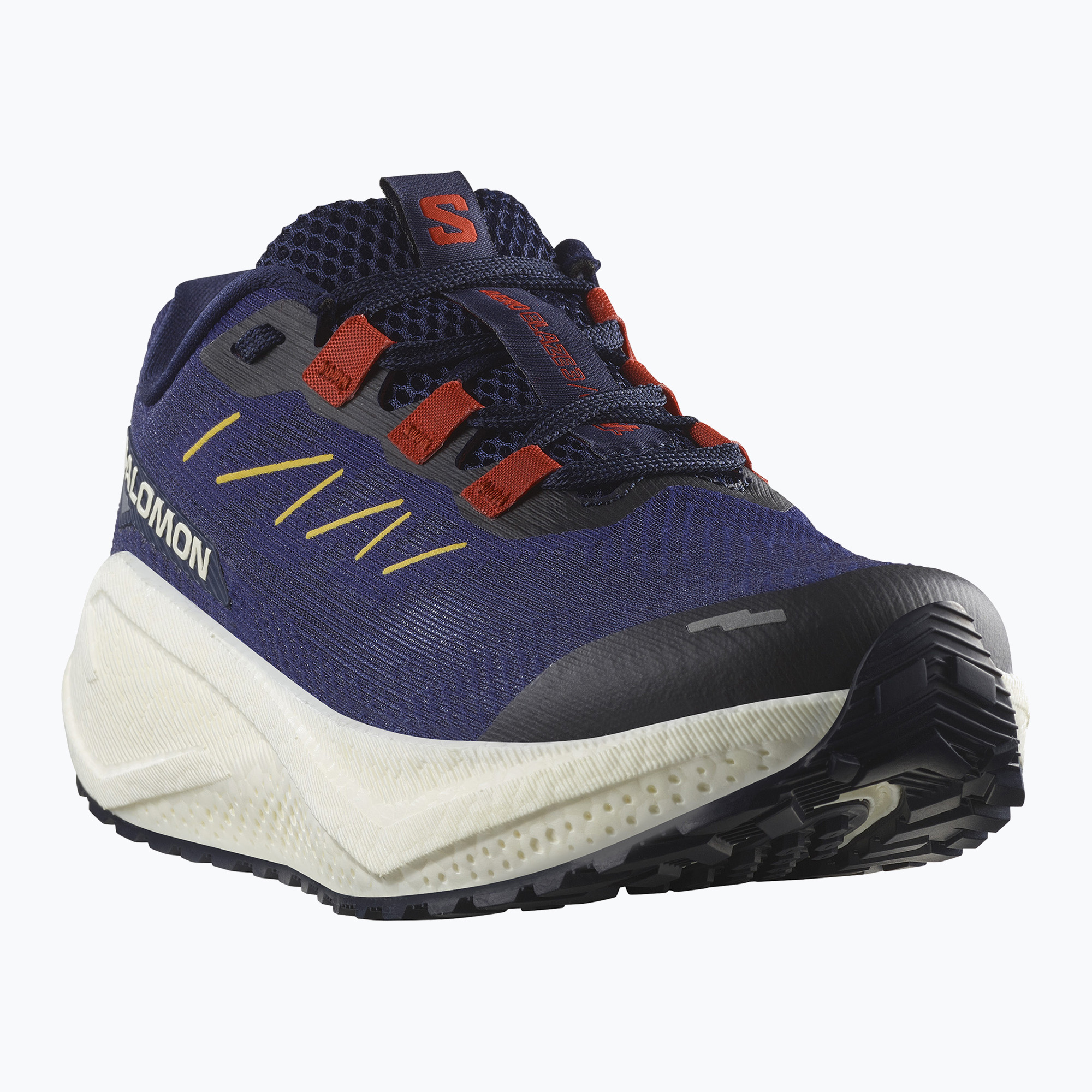 Buty do biegania damskie Salomon Aero Blaze 3 GRVL astral aura/maritime blue/haute red 