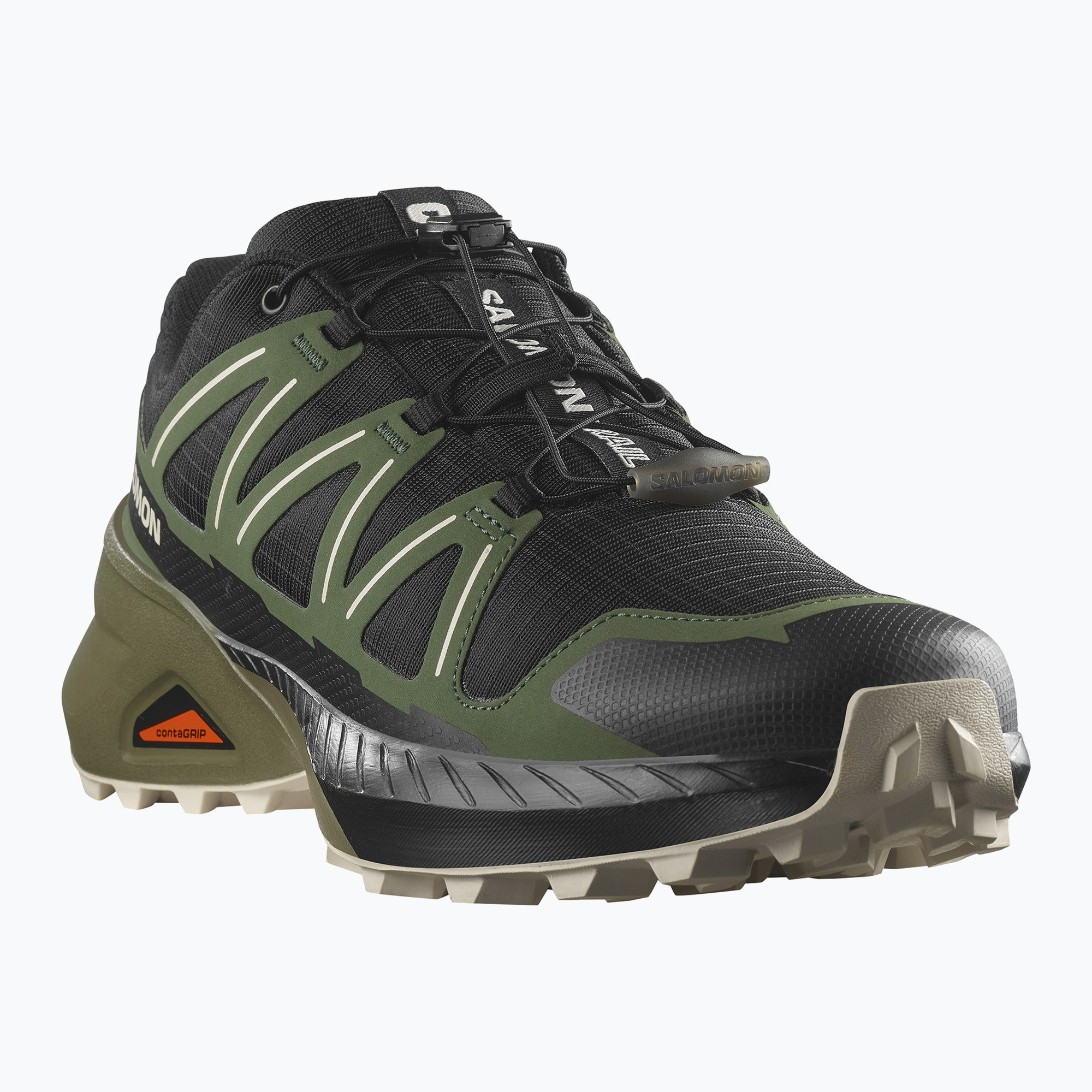 Buty do biegania męskie Salomon Speedcross Peak black/black forest/rainy day 