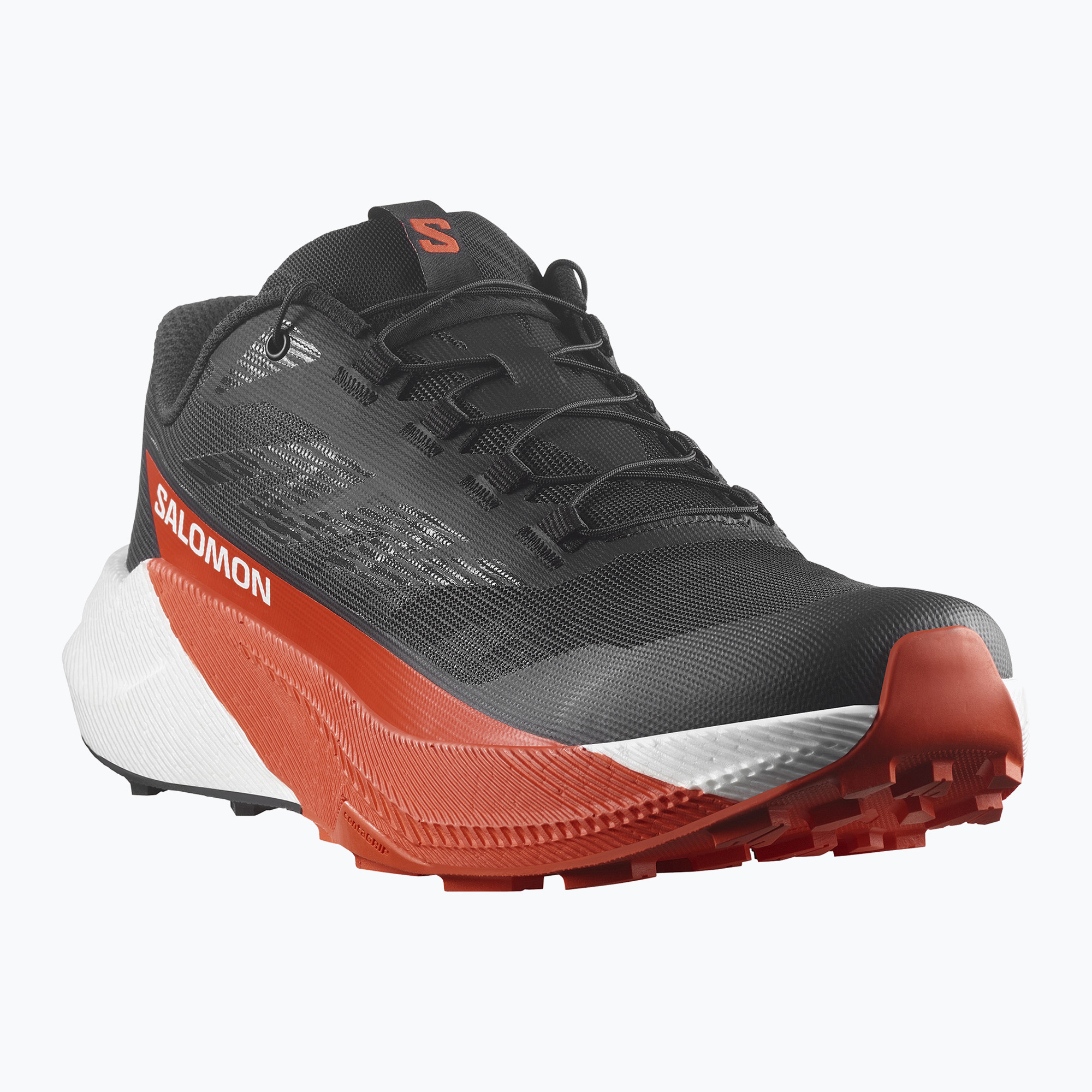 Buty do biegania męskie Salomon Pulsar black/white/cherry tomato 
