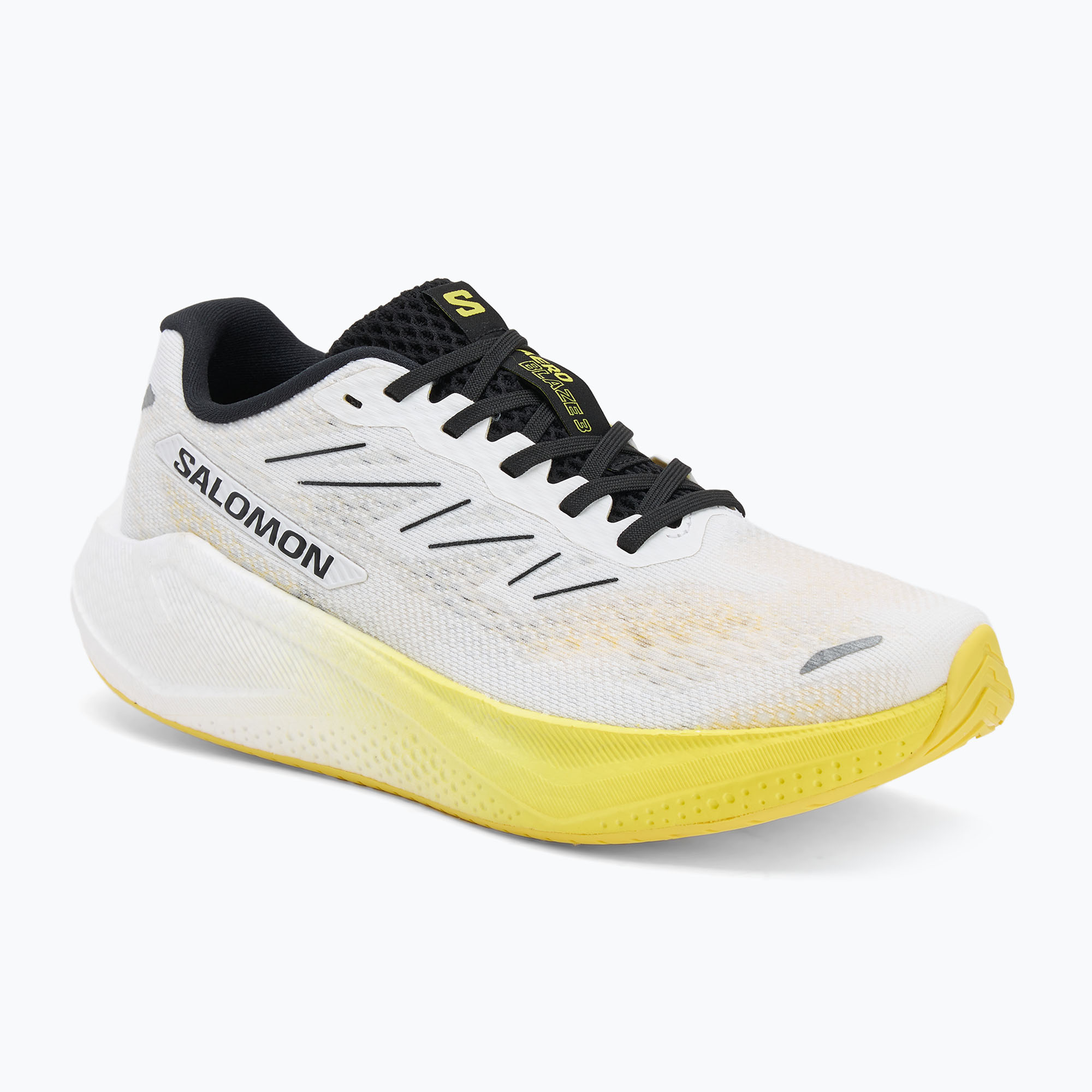 Buty do biegania męskie Salomon Aero Blaze 3 white/black/blazing yellow 