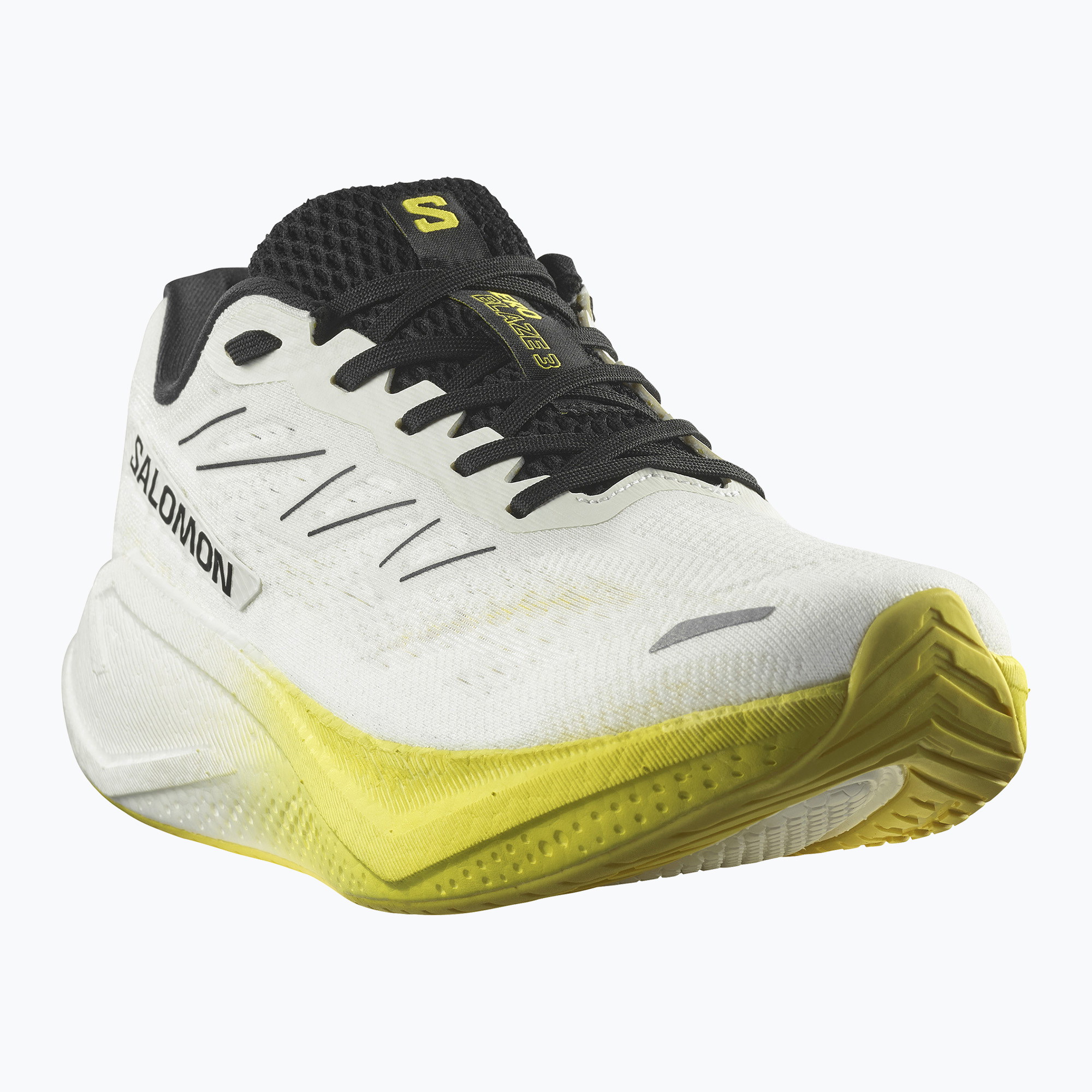 Buty do biegania męskie Salomon Aero Blaze 3 white/black/blazing yellow 