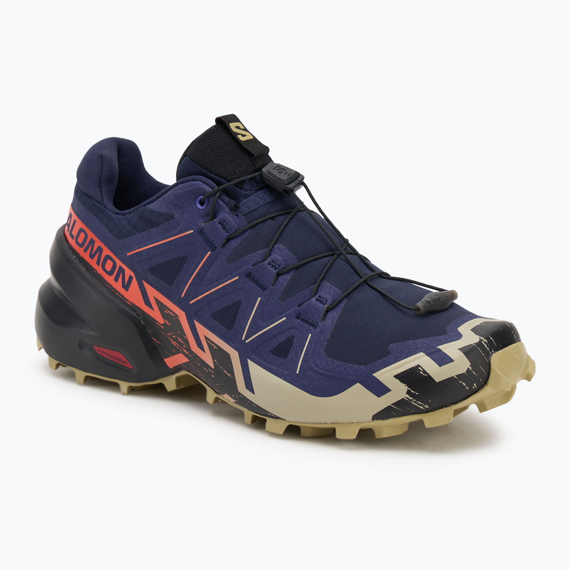 Buty do biegania męskie Salomon Speedcross 6 maritime blue/black/cherry tomato 
