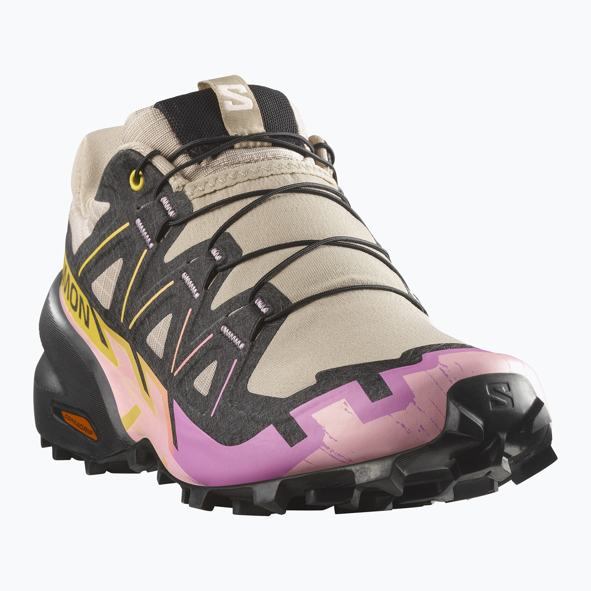 Buty do biegania damskie Salomon Speedcross 6 etherea/black/cyclamen 
