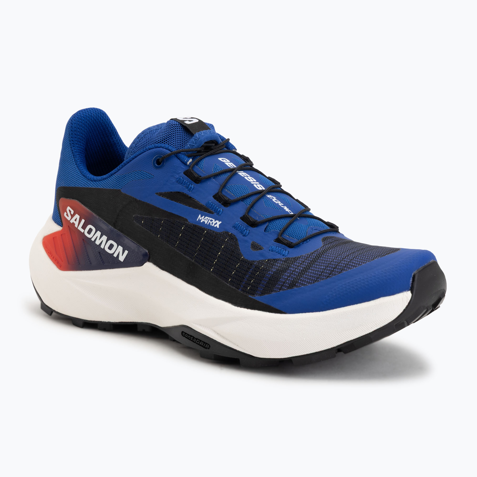 Обувки за бягане Salomon Genesis Equipe surf the web/fiery red/white