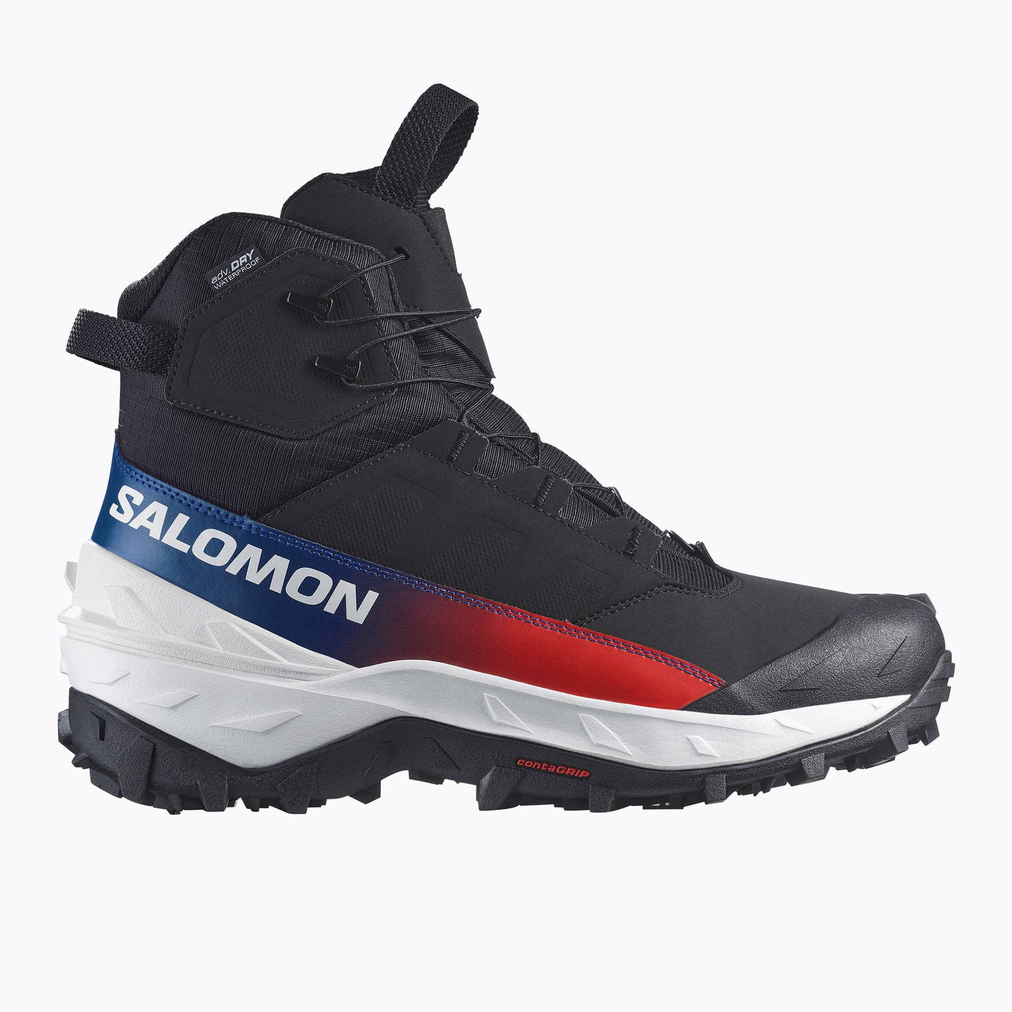 Buty trekkingowe męskie Salomon Crosstrak Powder WP Equipe black/black | WYSYŁKA W 24H | 30 DNI NA ZWROT