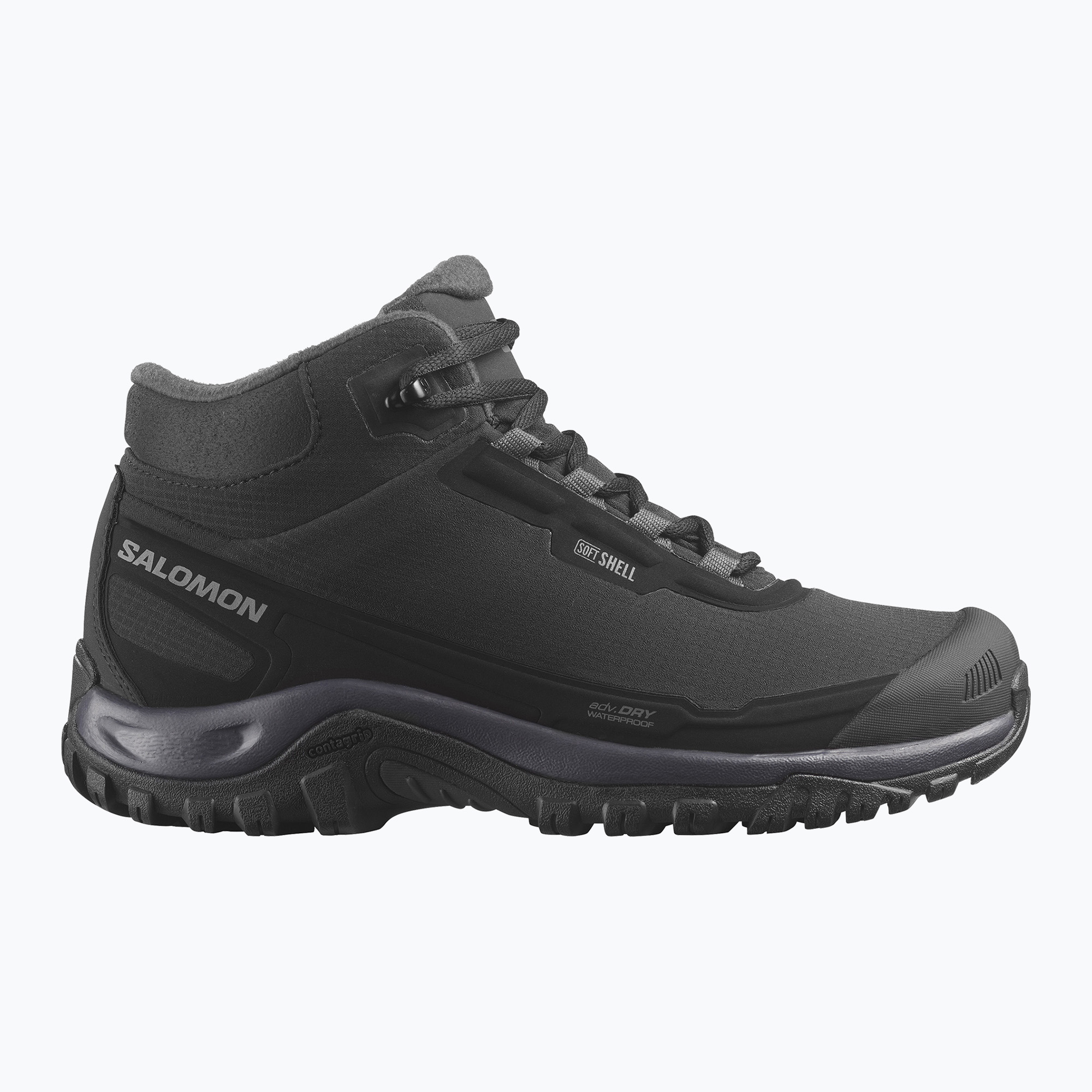 Buty trekkingowe damskie Salomon Shelter WP black/asphalt/castlerock