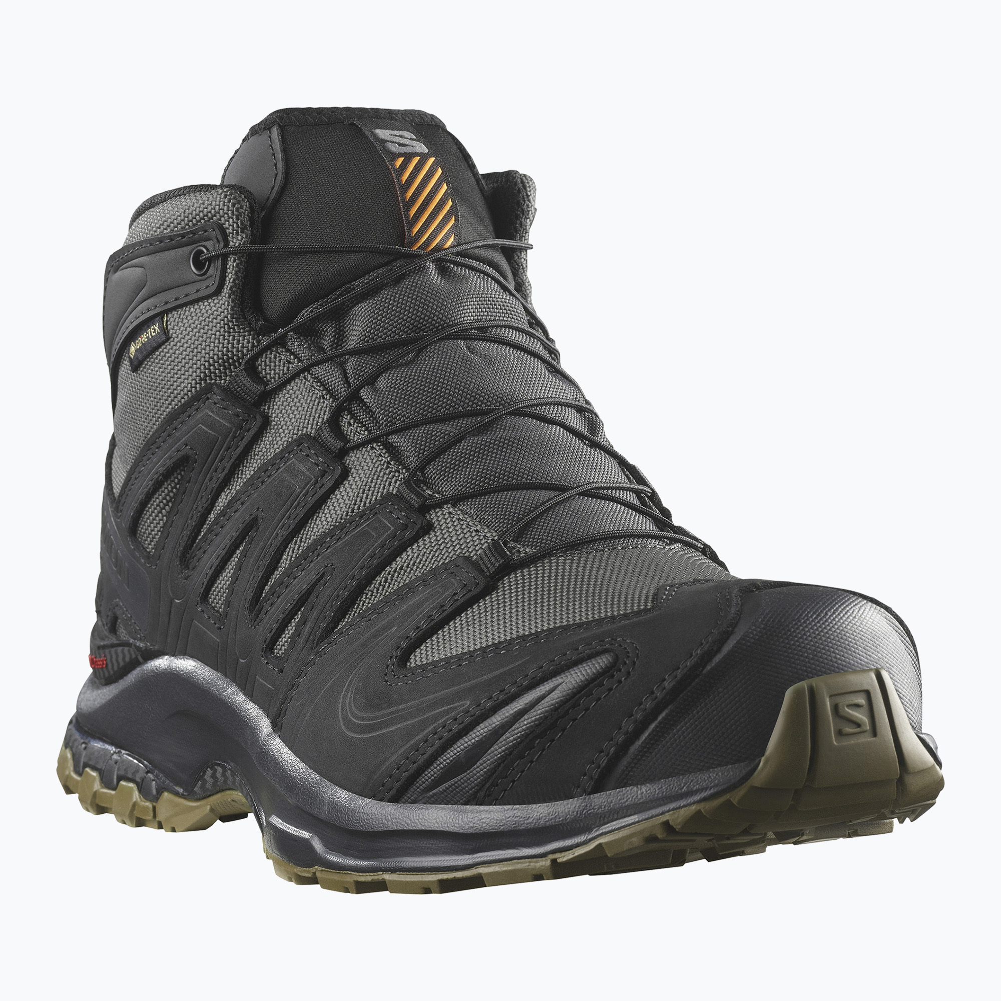 Buty trekkingowe męskie Salomon XA Tracker GTX black/asphalt/coyote brown 
