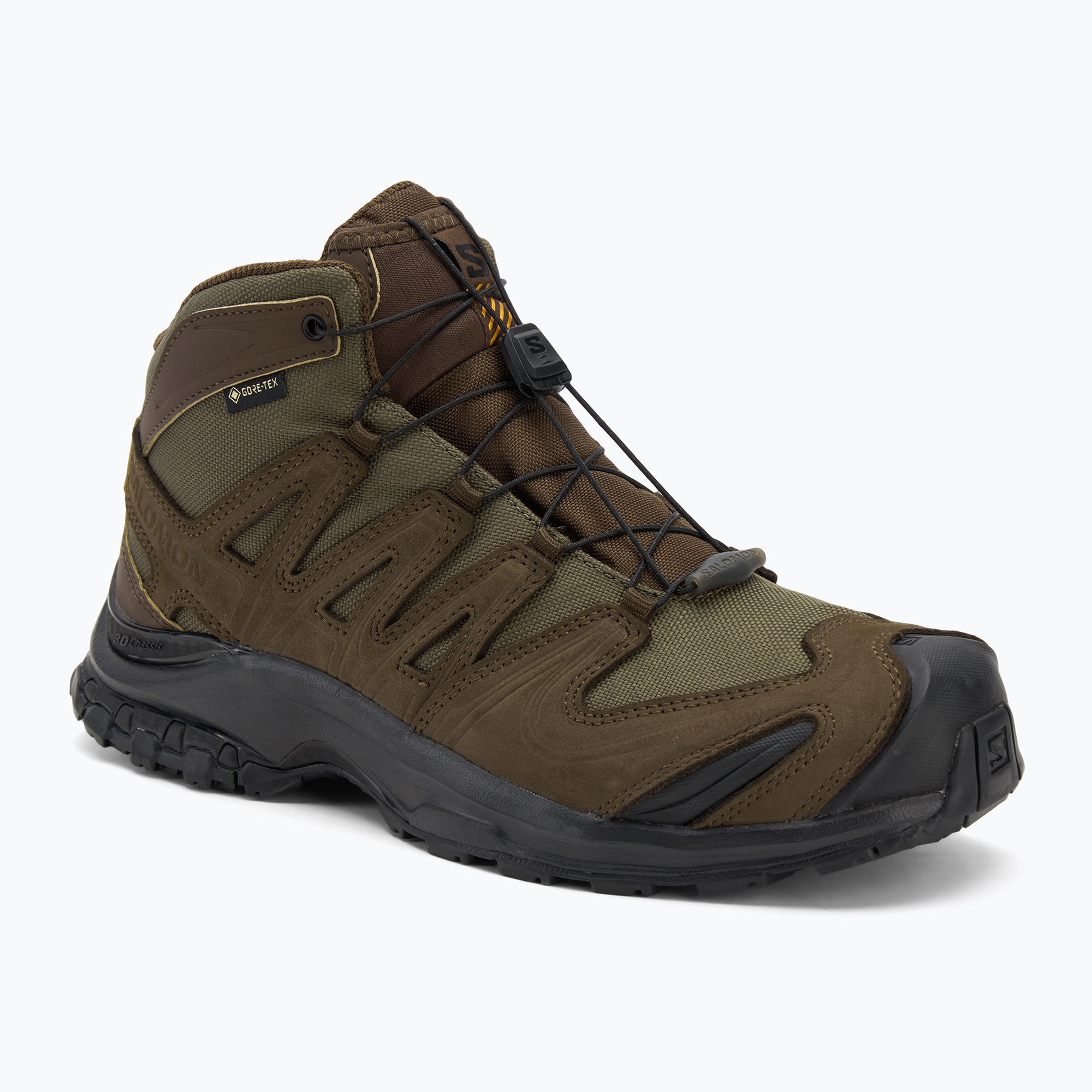 Buty trekkingowe męskie Salomon XA Tracker GTX earth brown/olive night/black 