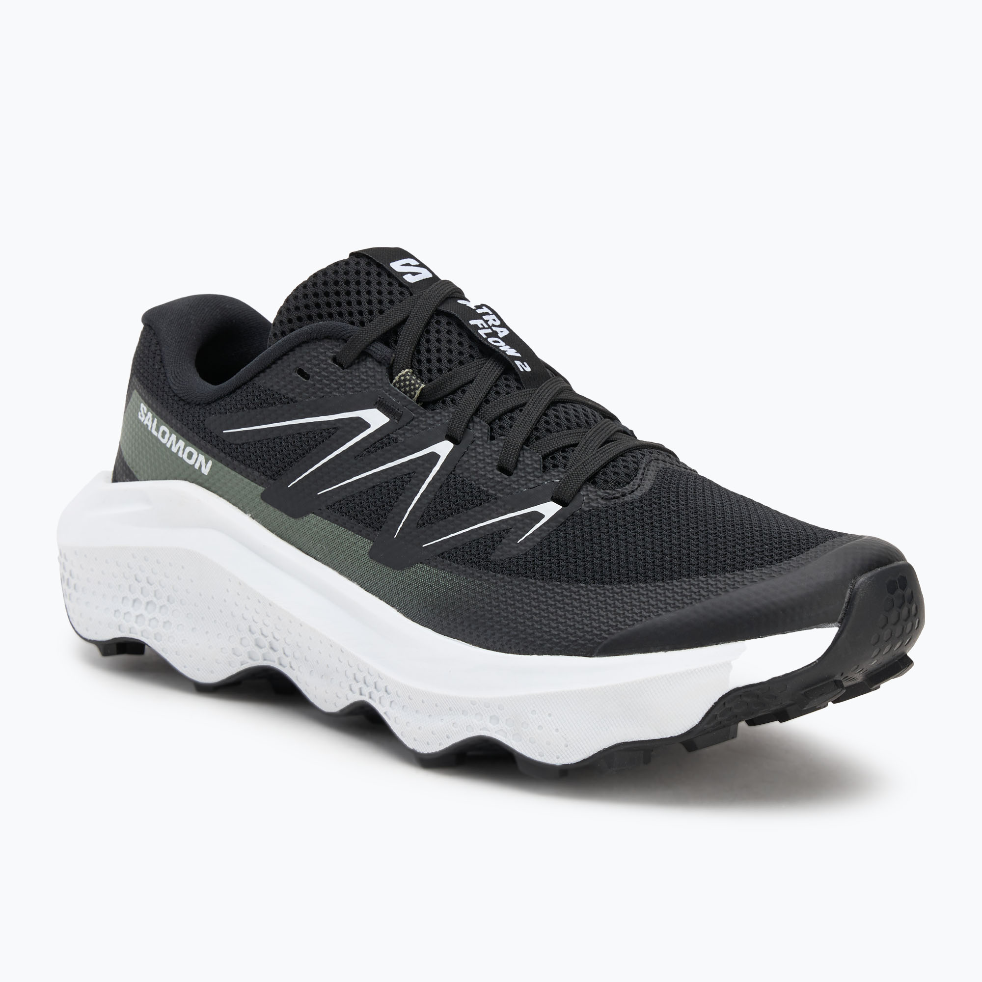 Buty do biegania męskie Salomon Ultra Flow 2 black/white/agave green 