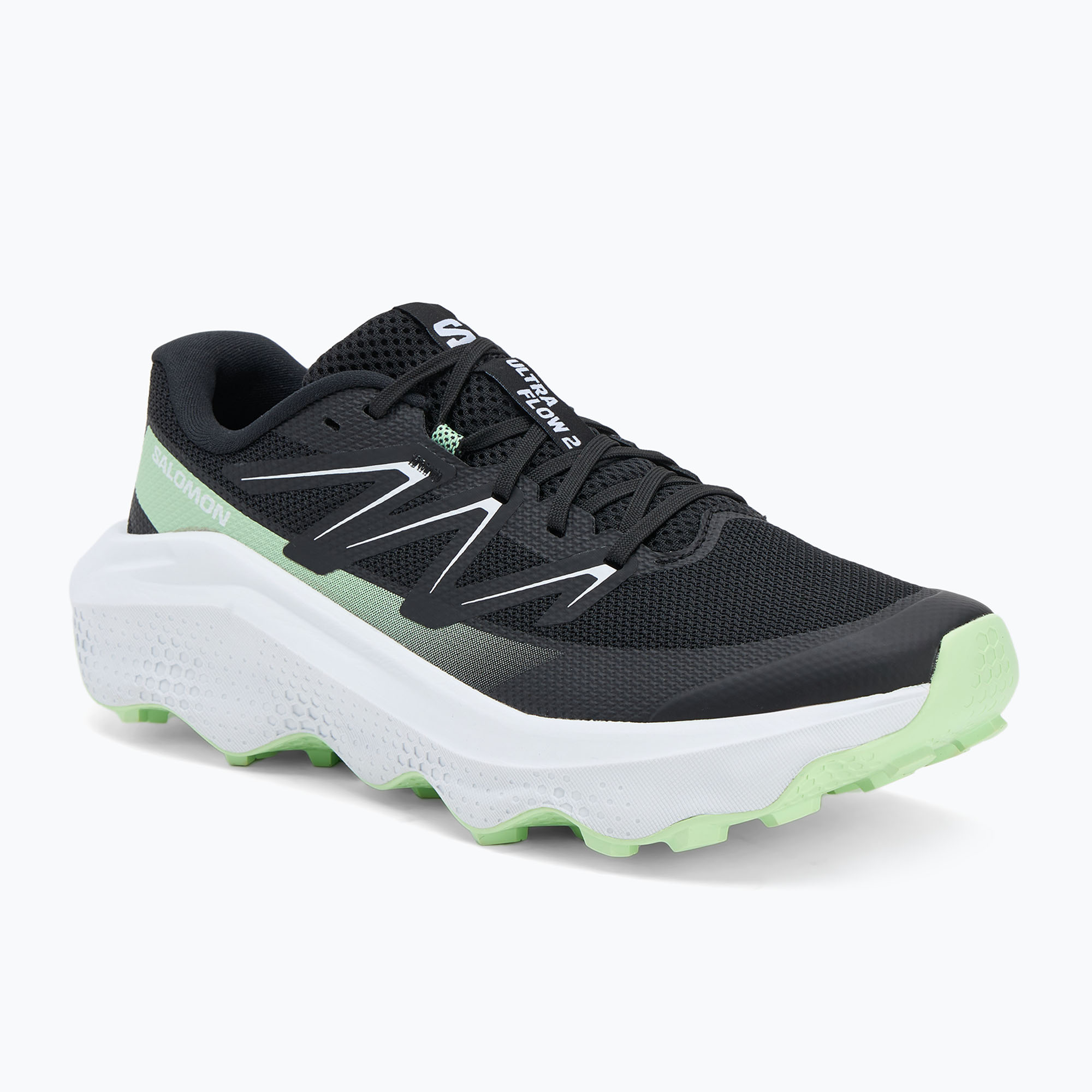 Buty do biegania męskie Salomon Ultra Flow 2 black/white/patina green 