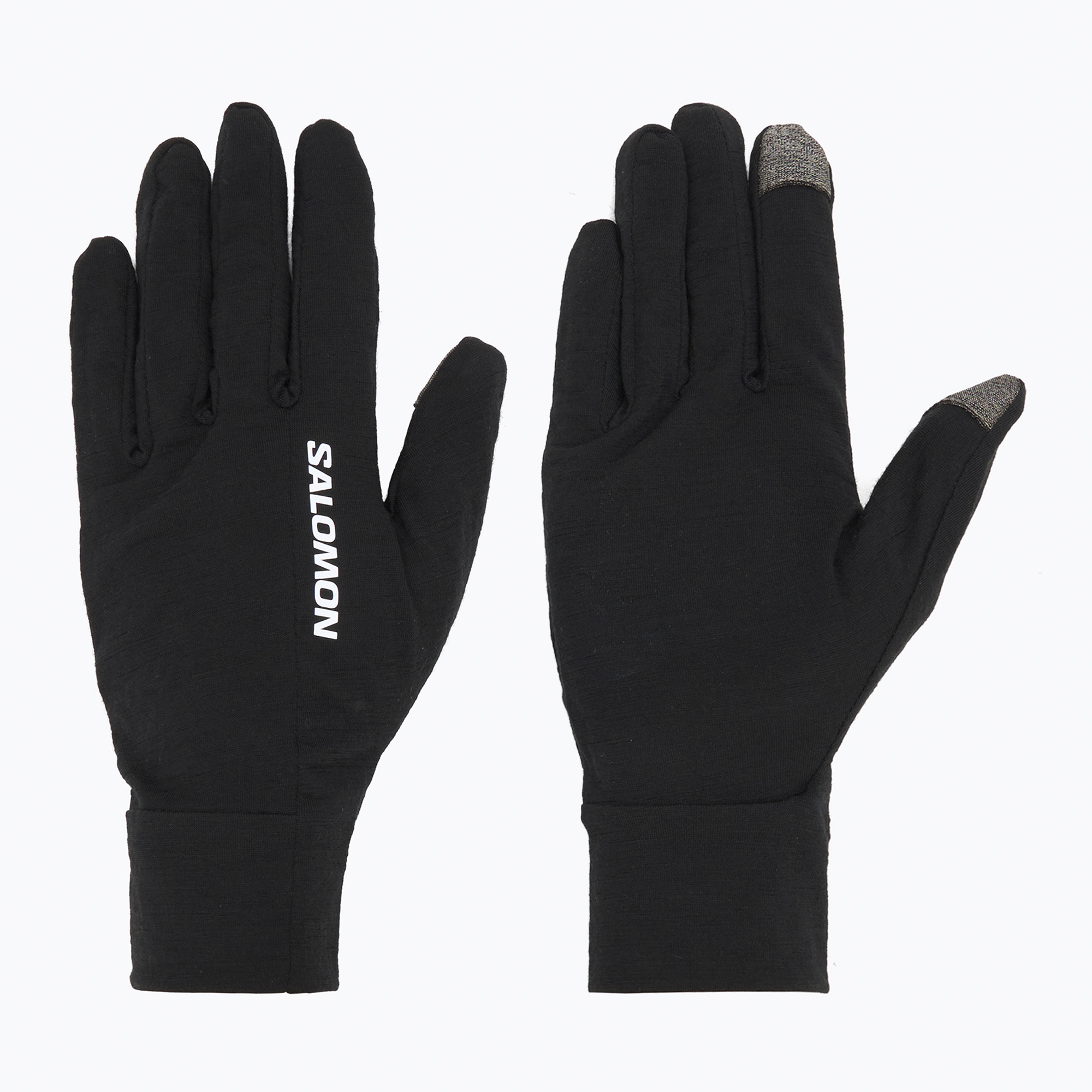 Rękawiczki do biegania Salomon Merino Gloves deep black 