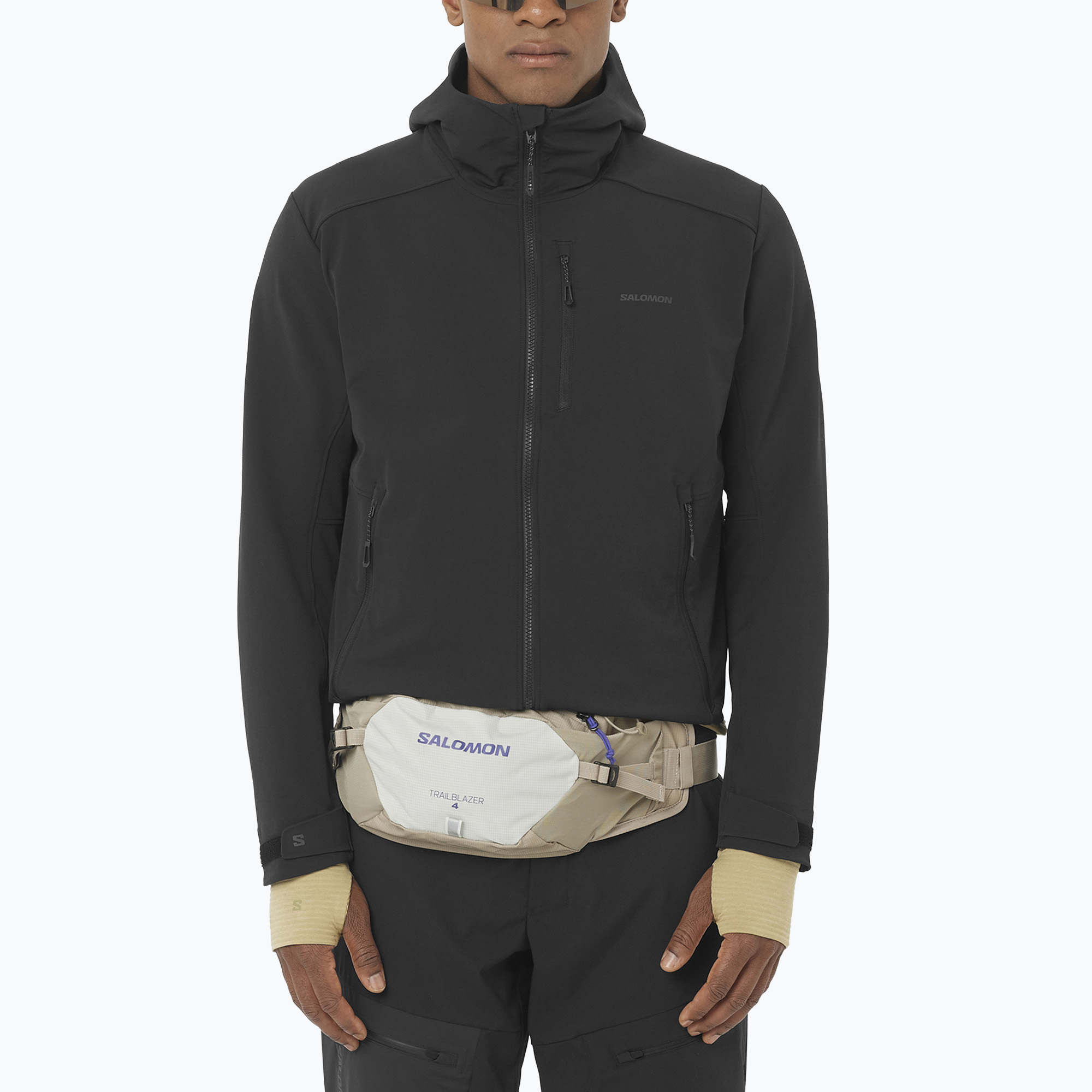 Pánska bunda Salomon Outpeak Softshell deep black