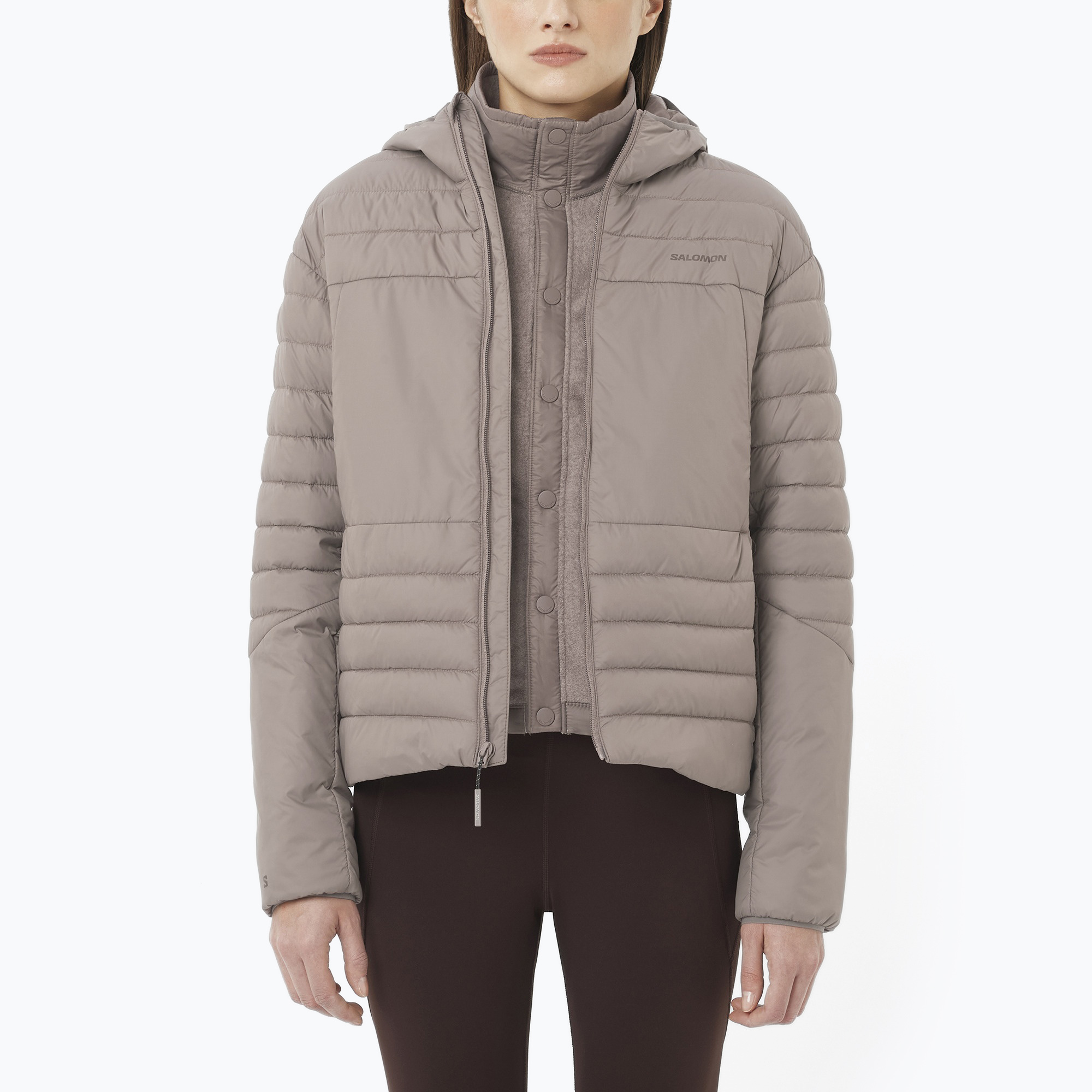 Kurtka przeciwwiatrowa damska Salomon Reflex Hoodie iron 