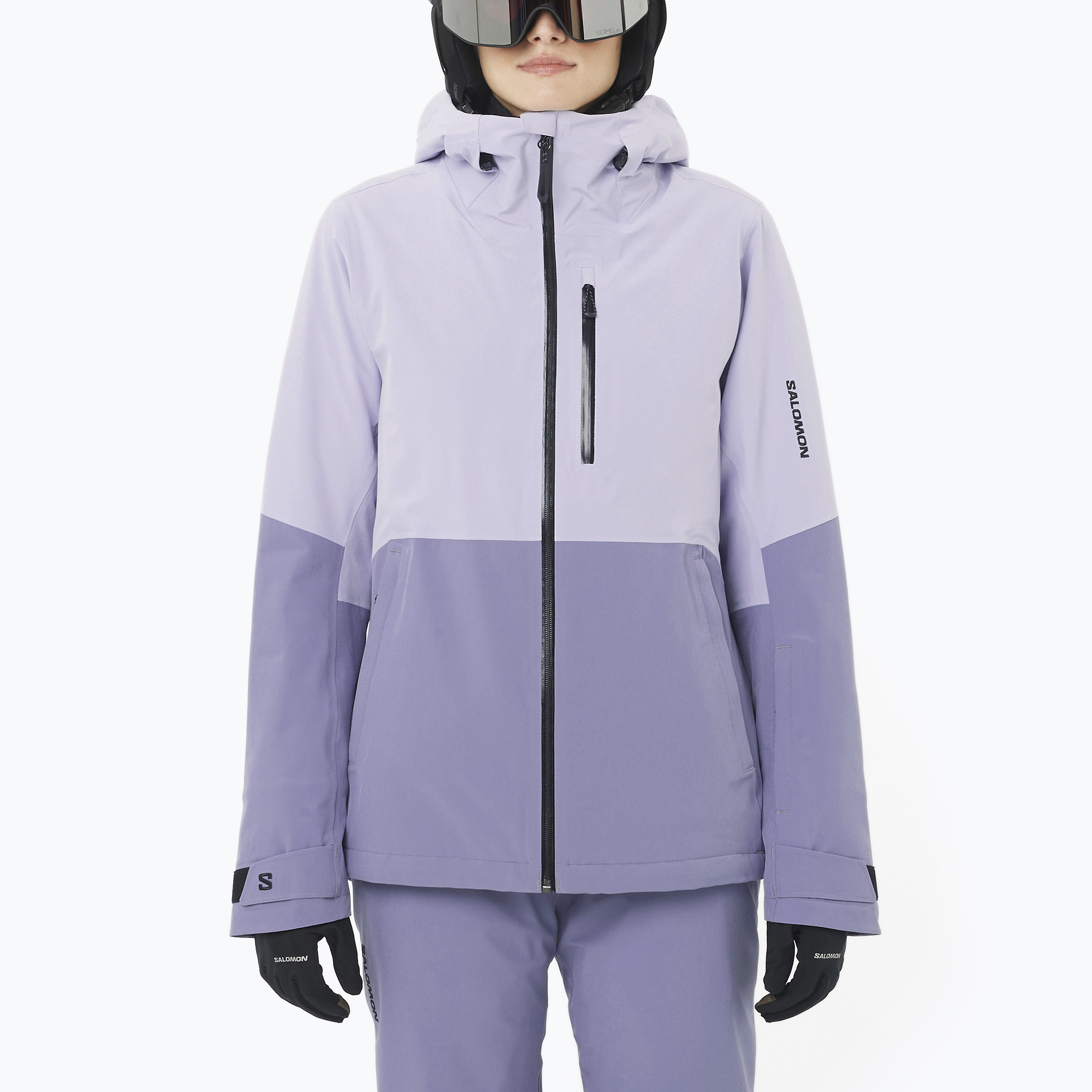 Damen-Skijacke Salomon Highland cosmic sky/blue granite (Highland LC2621100)