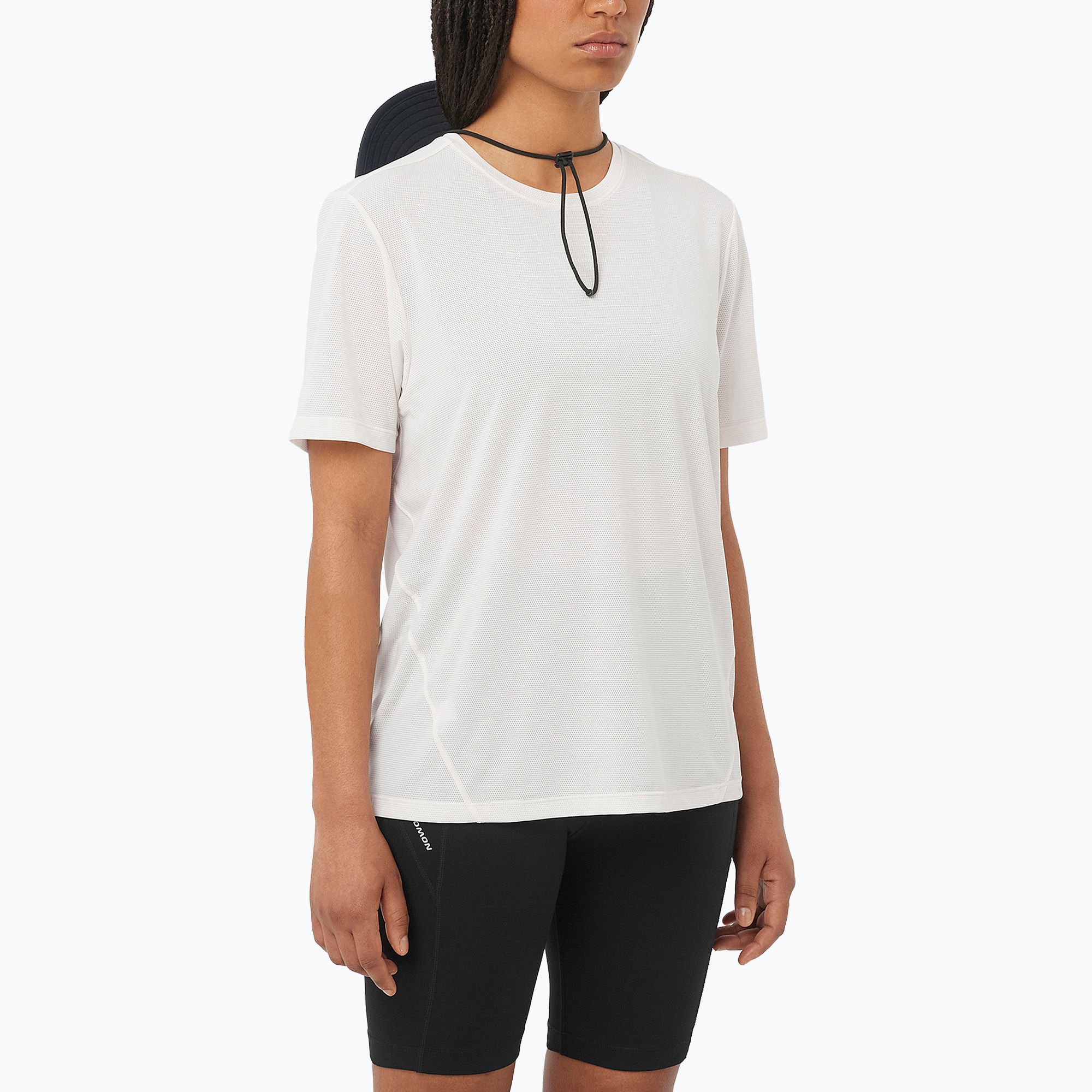 Koszulka damski Salomon Shakeout Core whisper white 