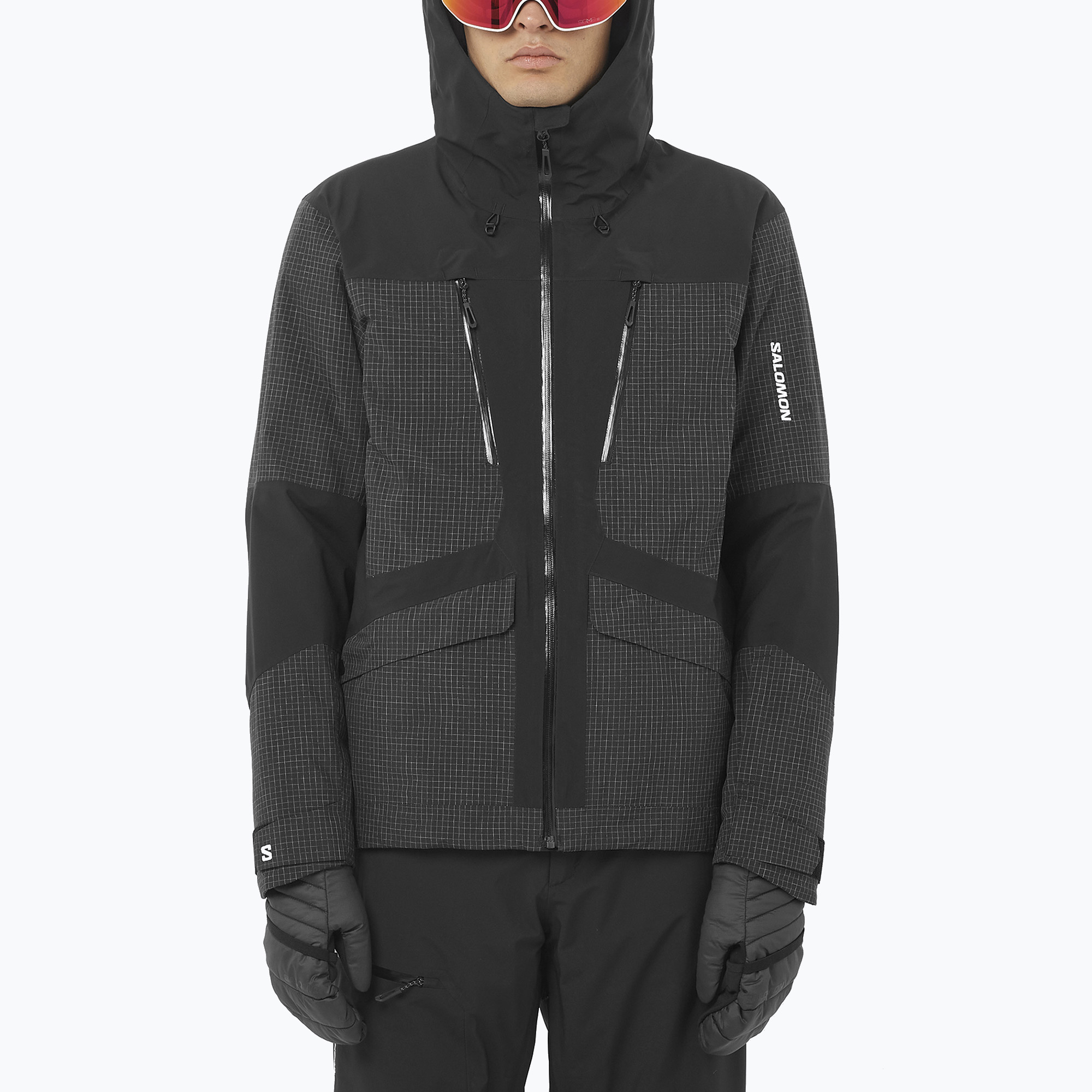 Мъжко скиорско яке Salomon Spark deep black