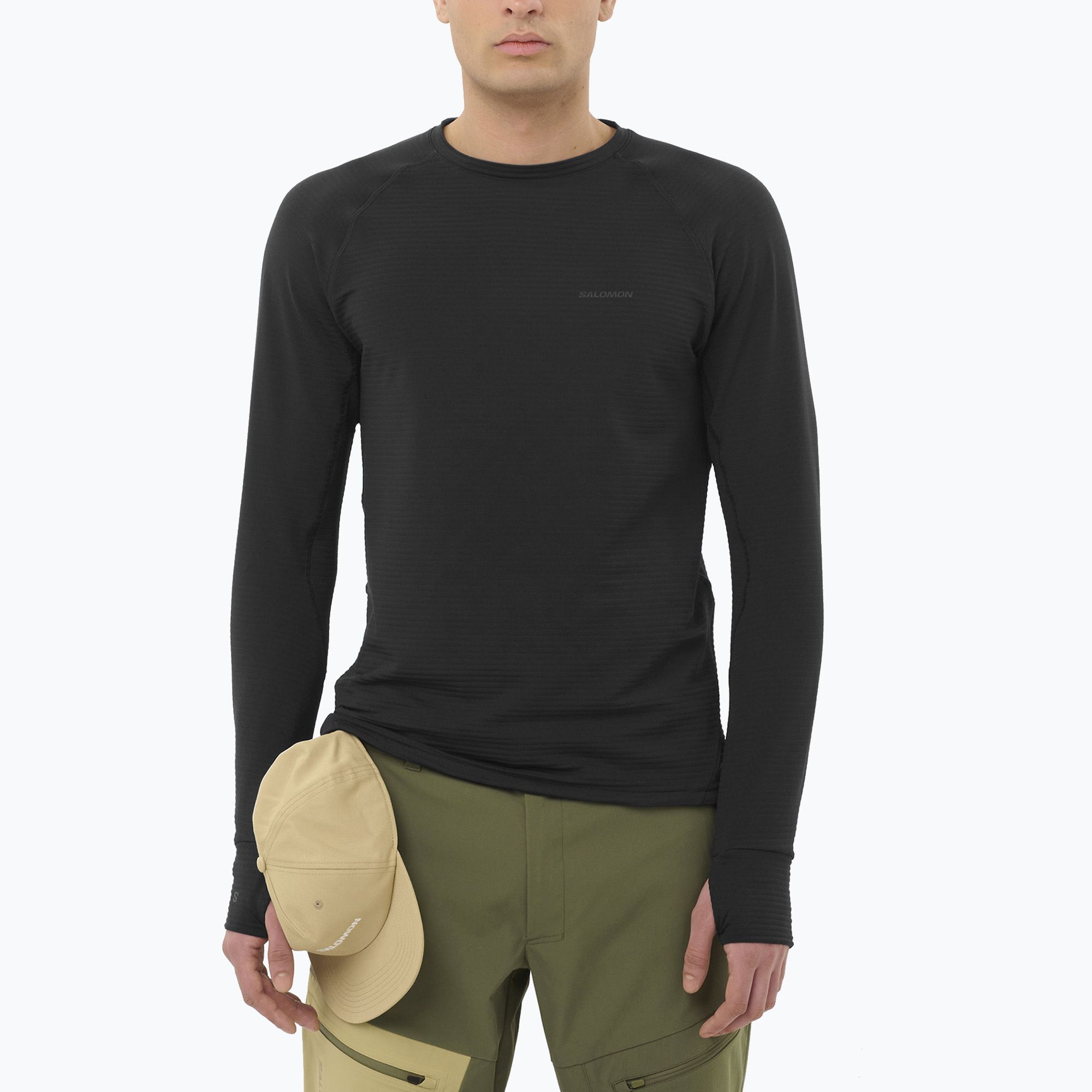 Bluza męska Salomon Essential Lightwarm CN deep black 