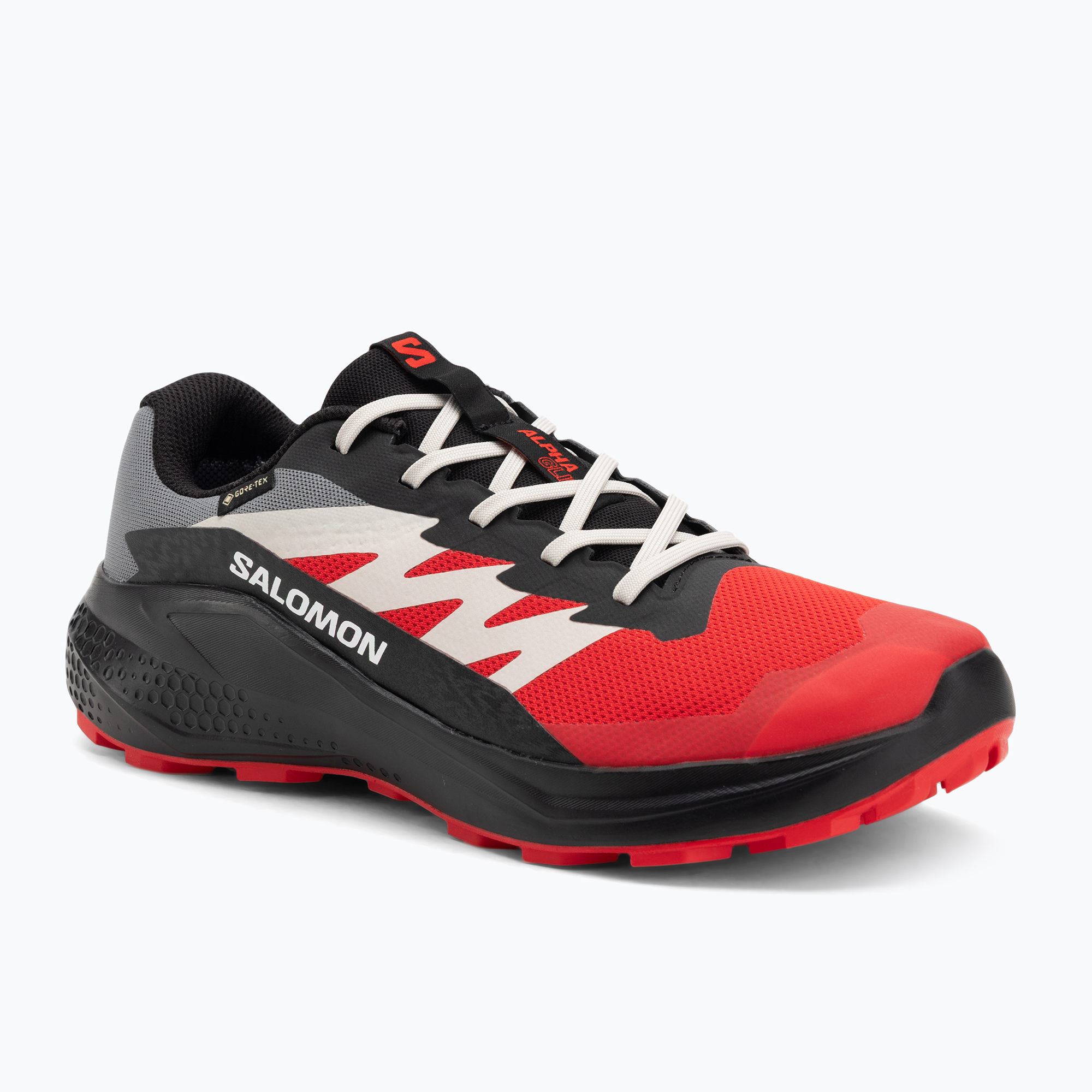 Buty do biegania meskie Salomon Alphaglide GTX flame scarlet/black/pewter (Alphaglide GTX L47975200)