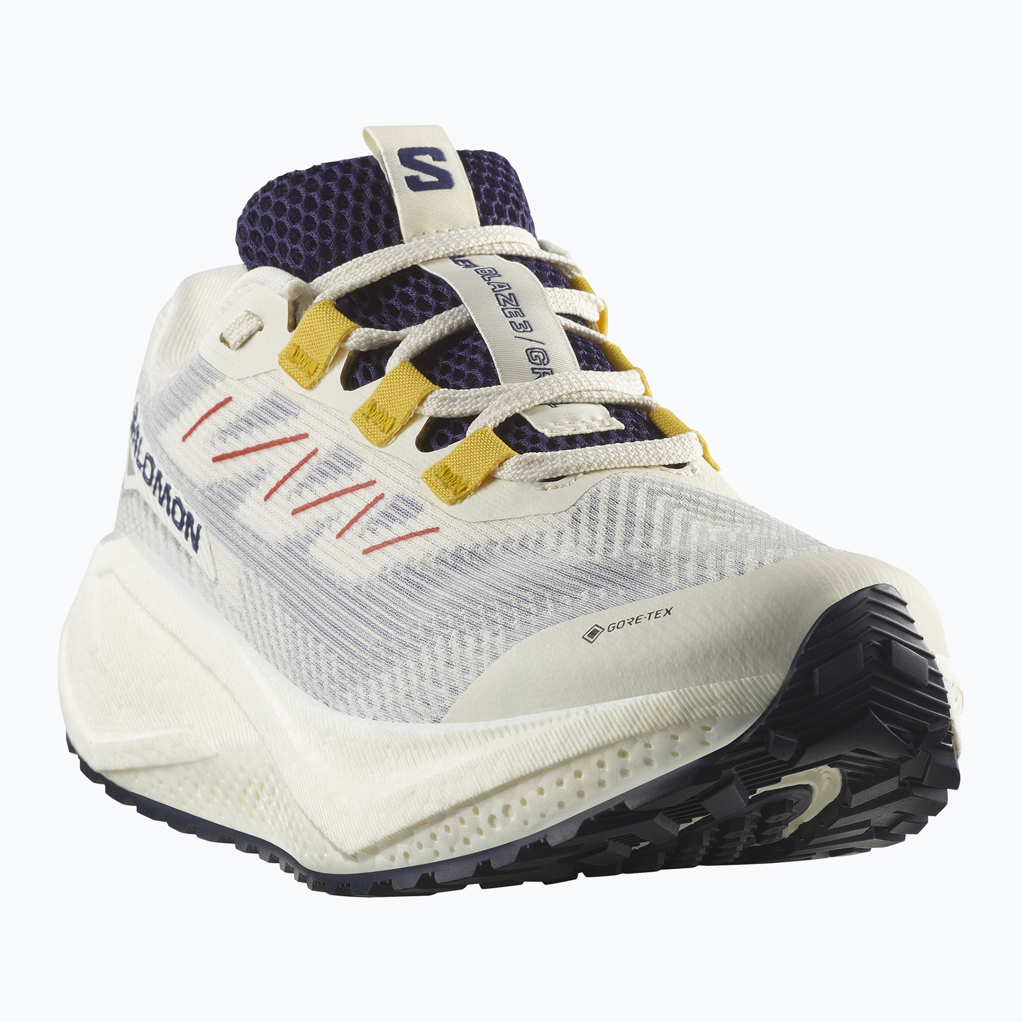 Buty do biegania damskie Salomon Aero Blaze 3 Gravel GTX vanilla ice/astral aura/lemon 