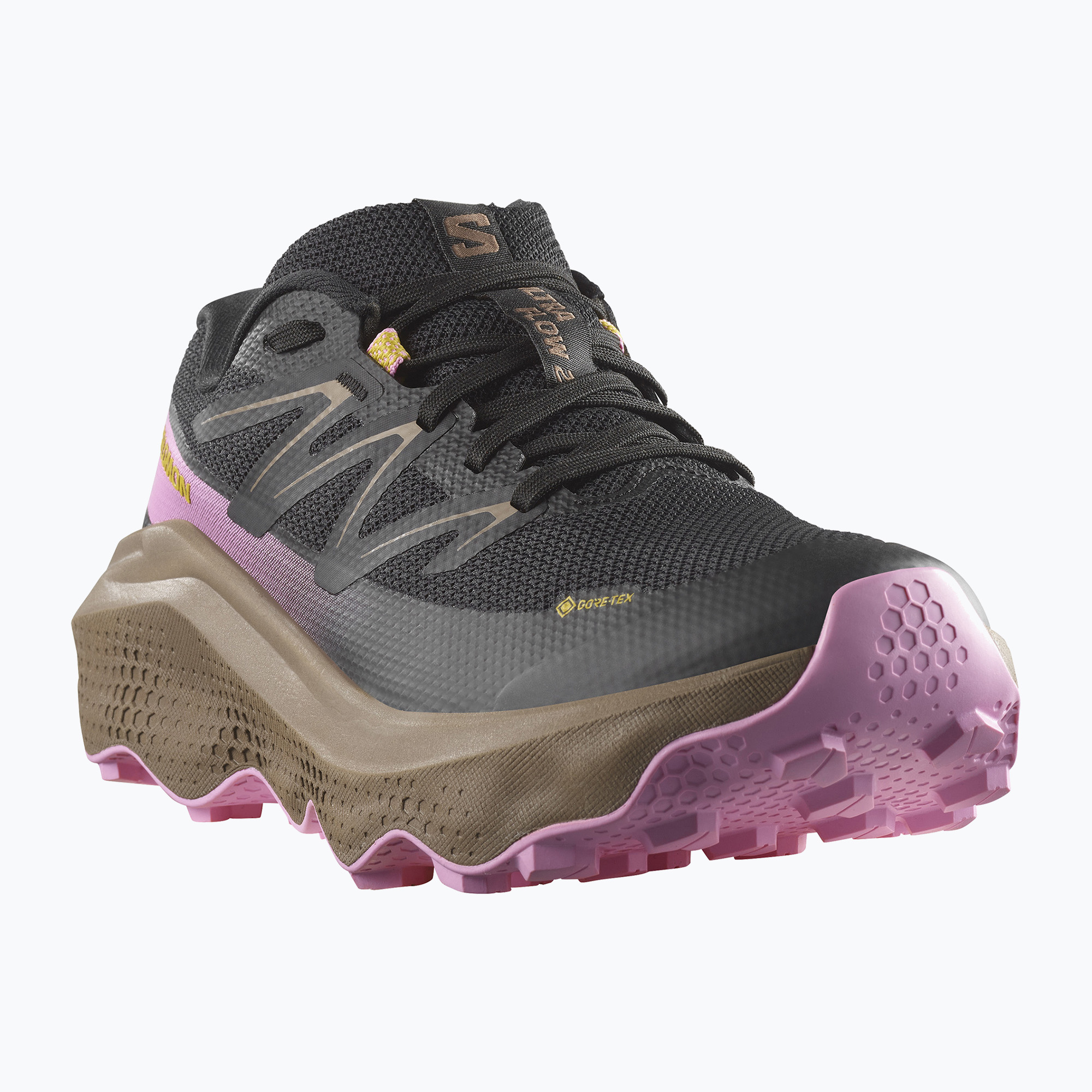 Buty do biegania damskie Salomon Ultra Flow 2 GTX black/iron/cyclamen 