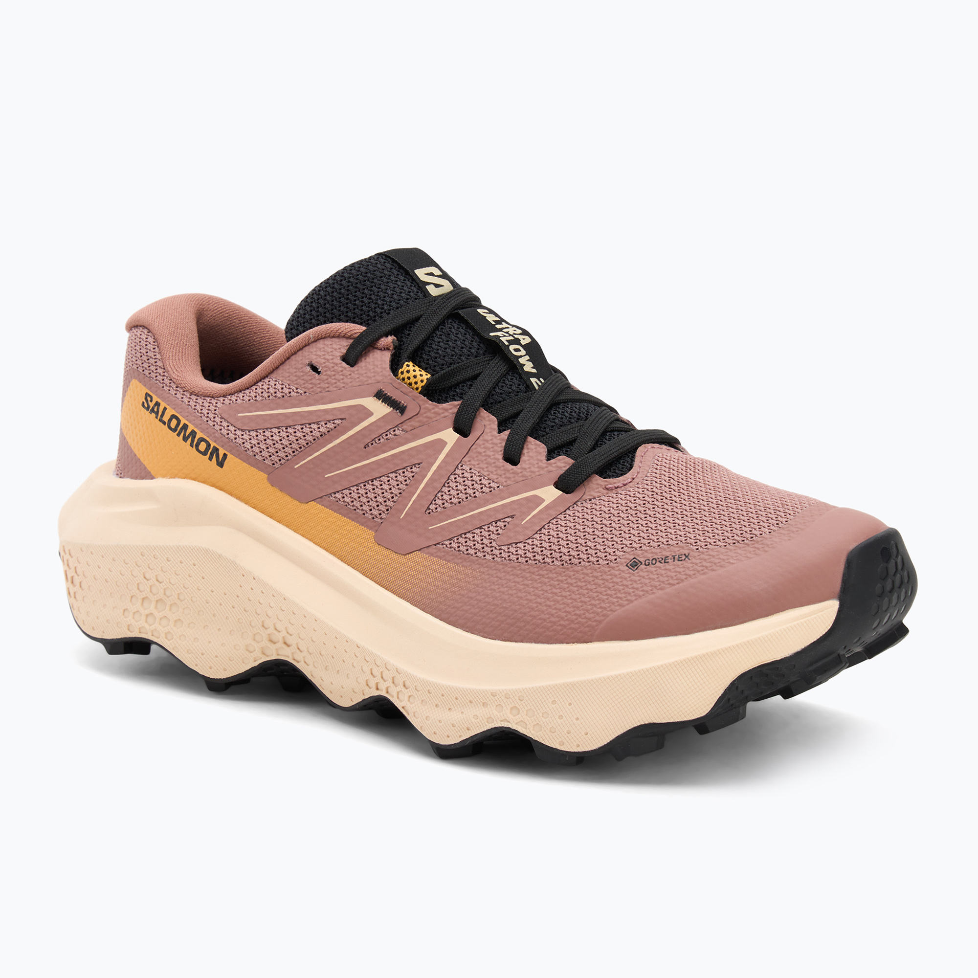 Buty do biegania damskie Salomon Ultra Flow 2 GTX burlwood/tender peach/warm apricot 