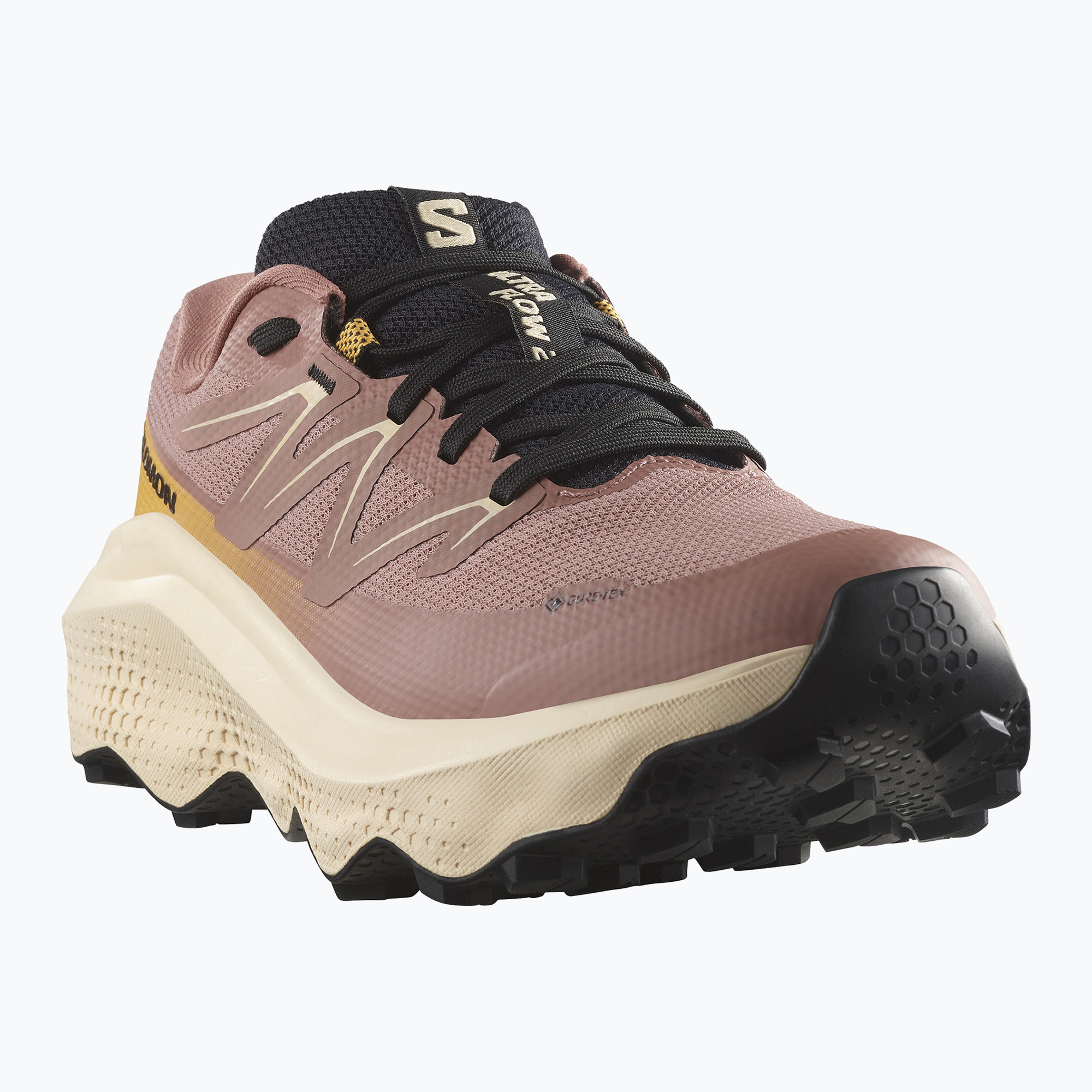 Buty do biegania damskie Salomon Ultra Flow 2 GTX burlwood/tender peach/warm apricot 