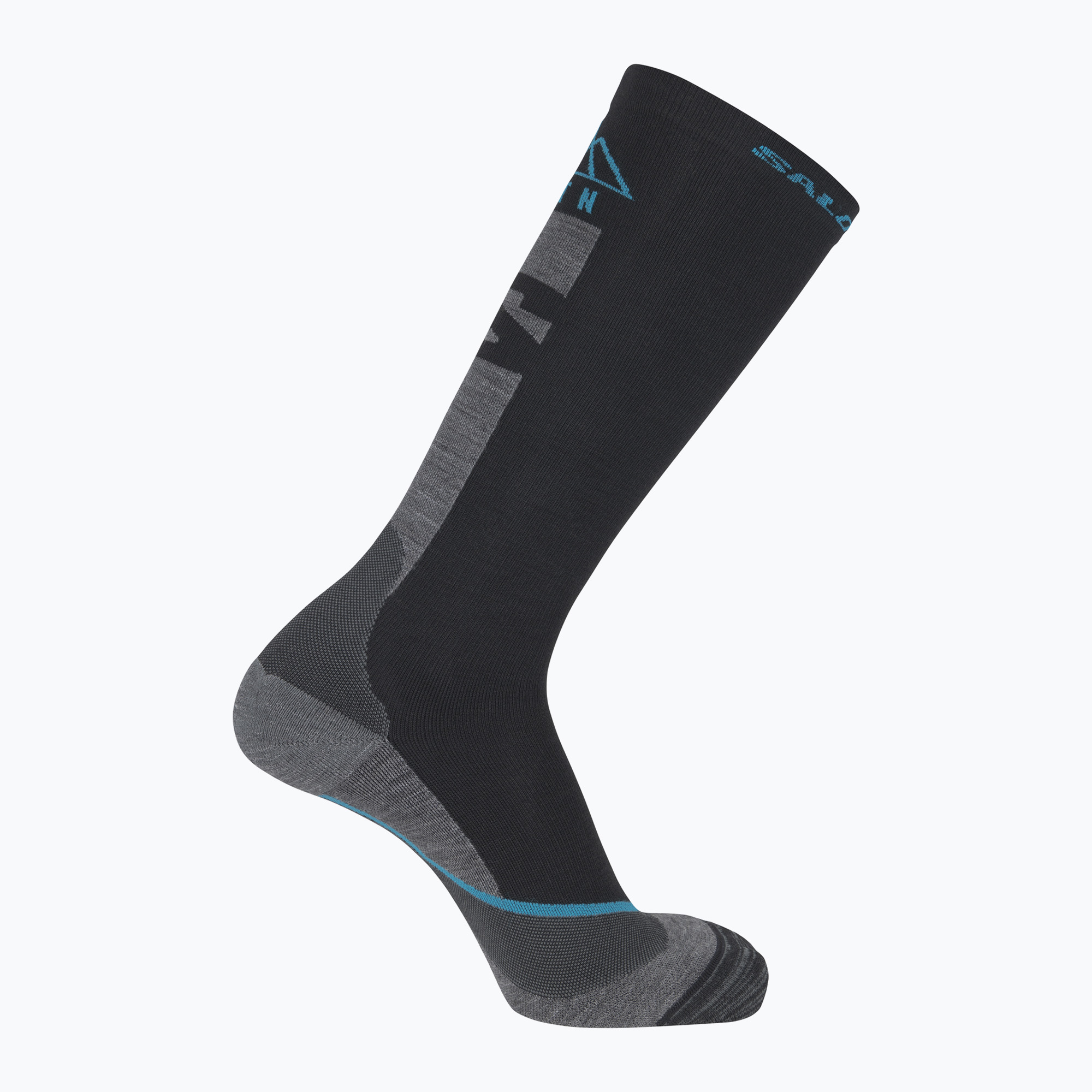 Sí zokni Salomon MTN black/blue Danube (MTN LC2845700)