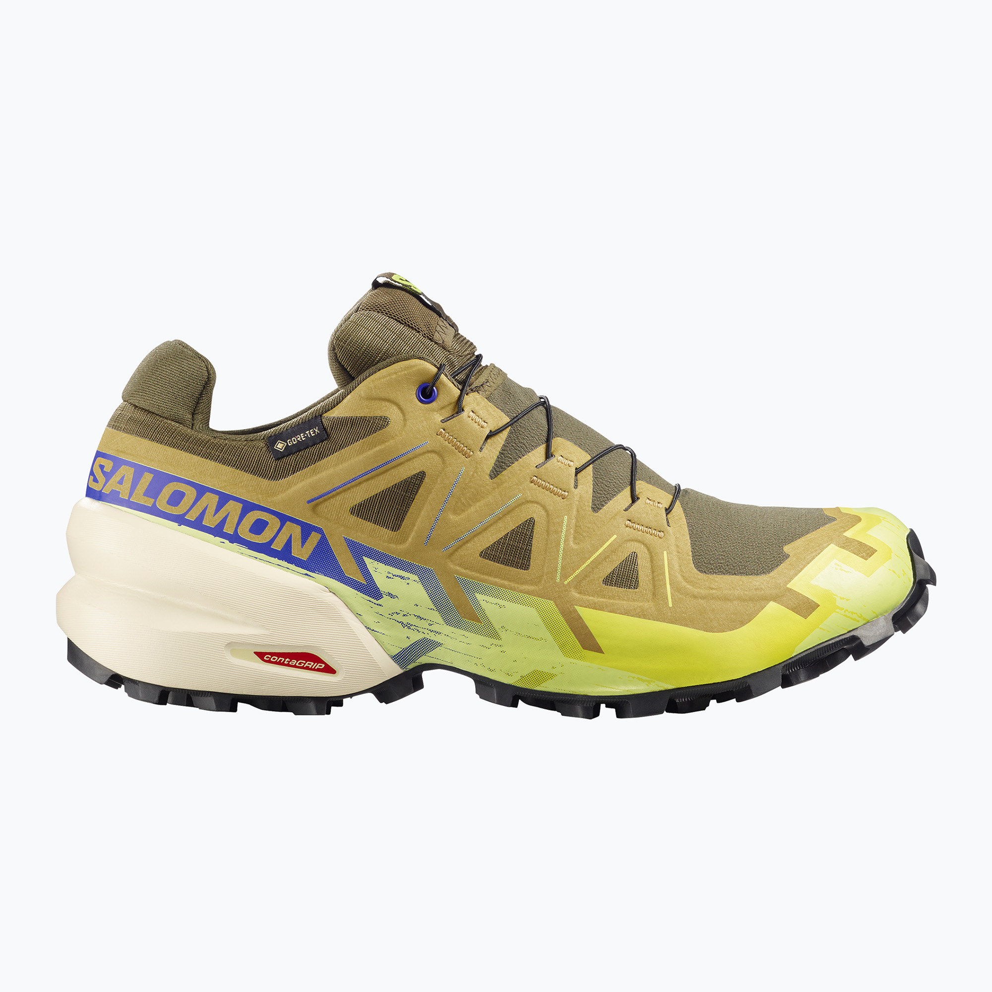 Încălțăminte de alergare pentru bărbați Salomon Speedcross 6 GTX grape leaf/aspargus green