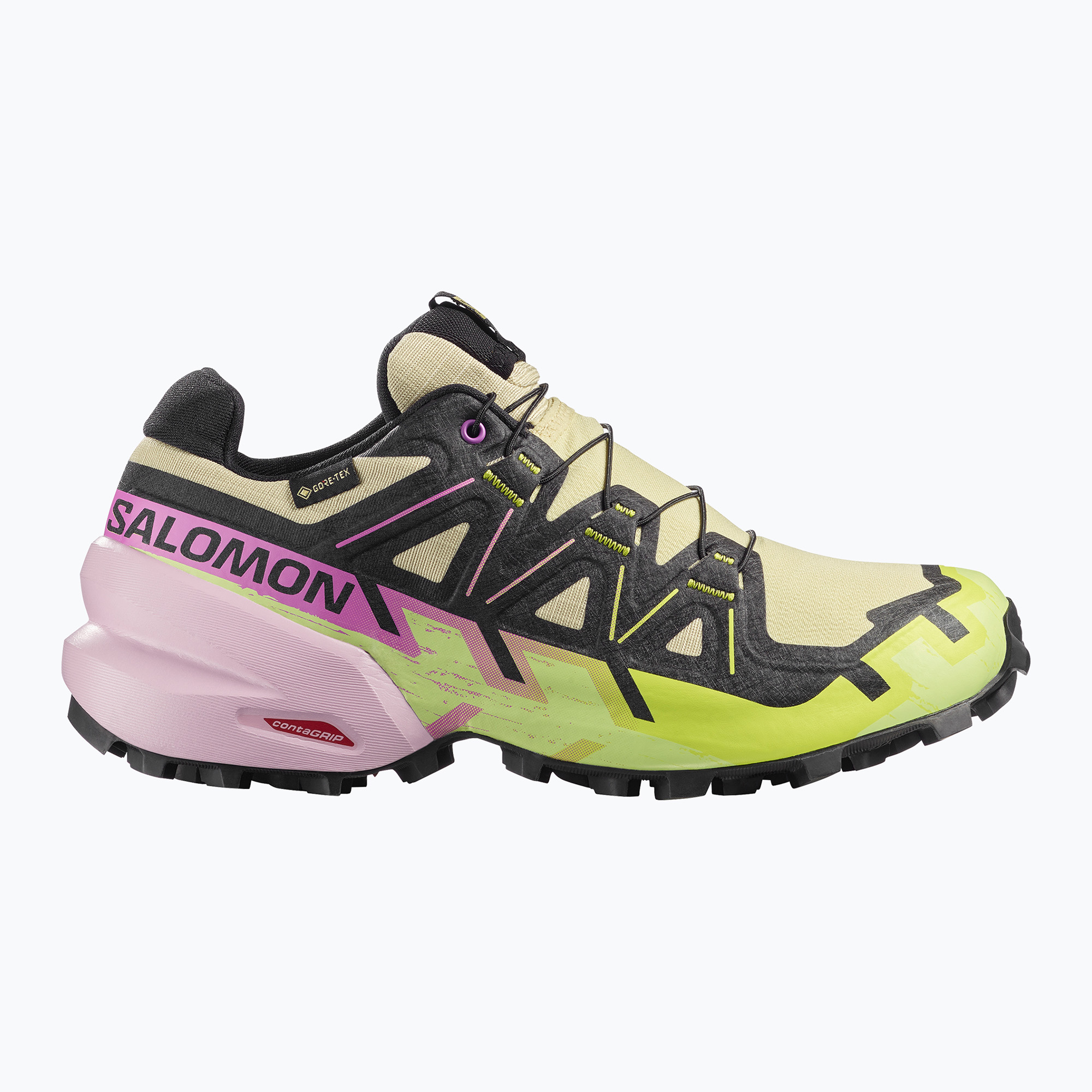 Încălțăminte de alergare pentru femei Salomon Speedcross 6 GTX bog/dawn pink