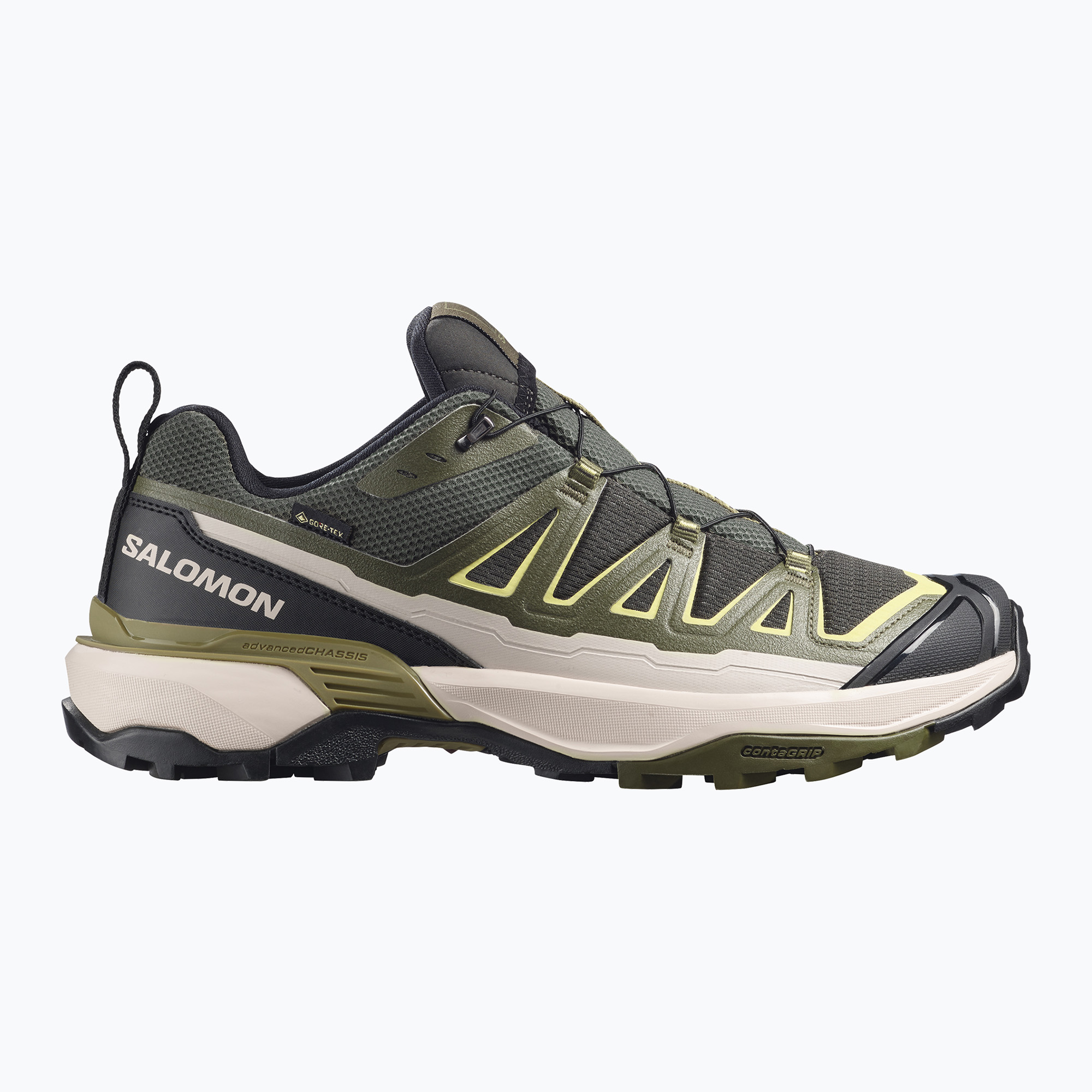 Мъжки туристически обувки Salomon X Ultra 360 Edge GTX peat/olive night