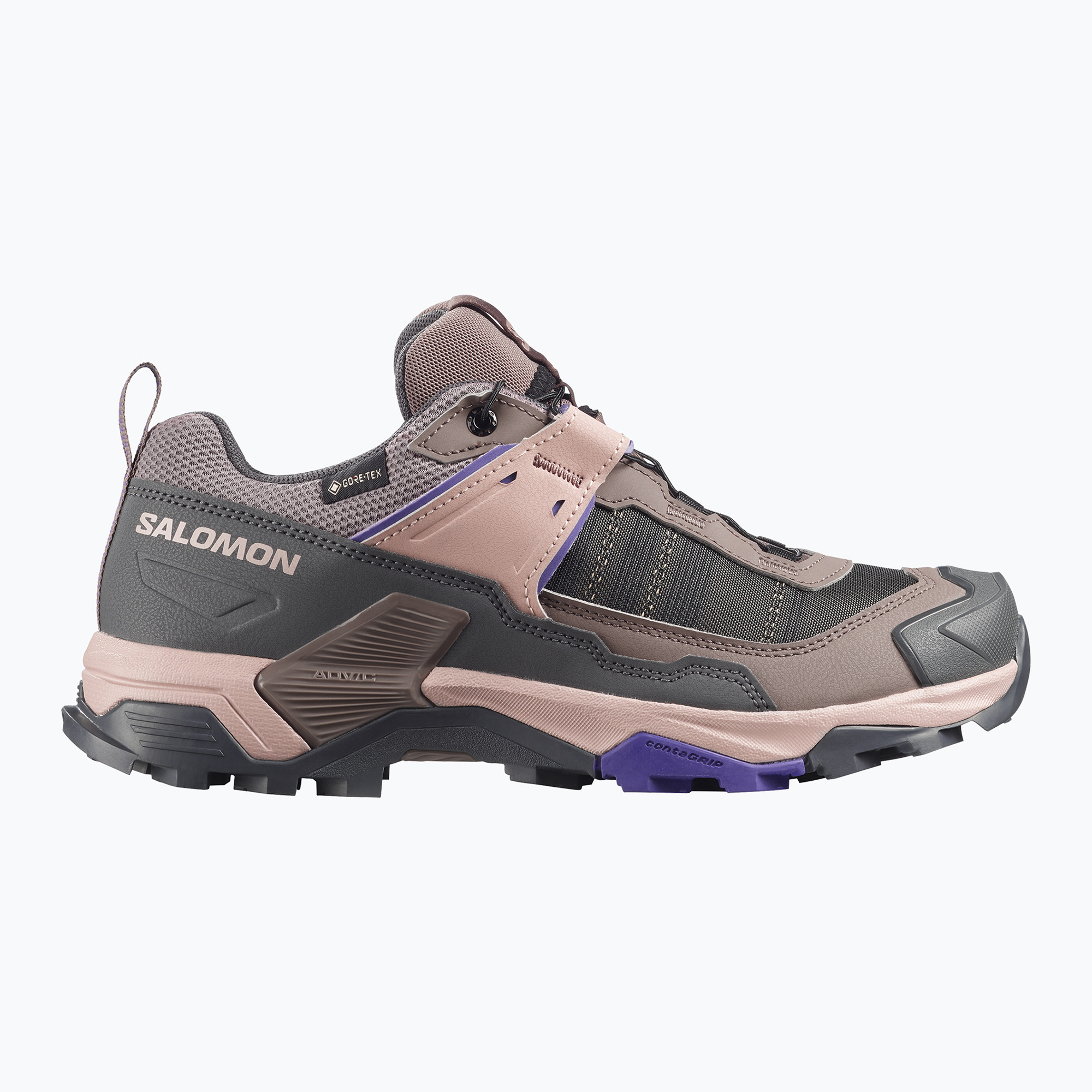Дамски туристически обувки Salomon X ULTRA 5 GTX iron/shadow/deep black