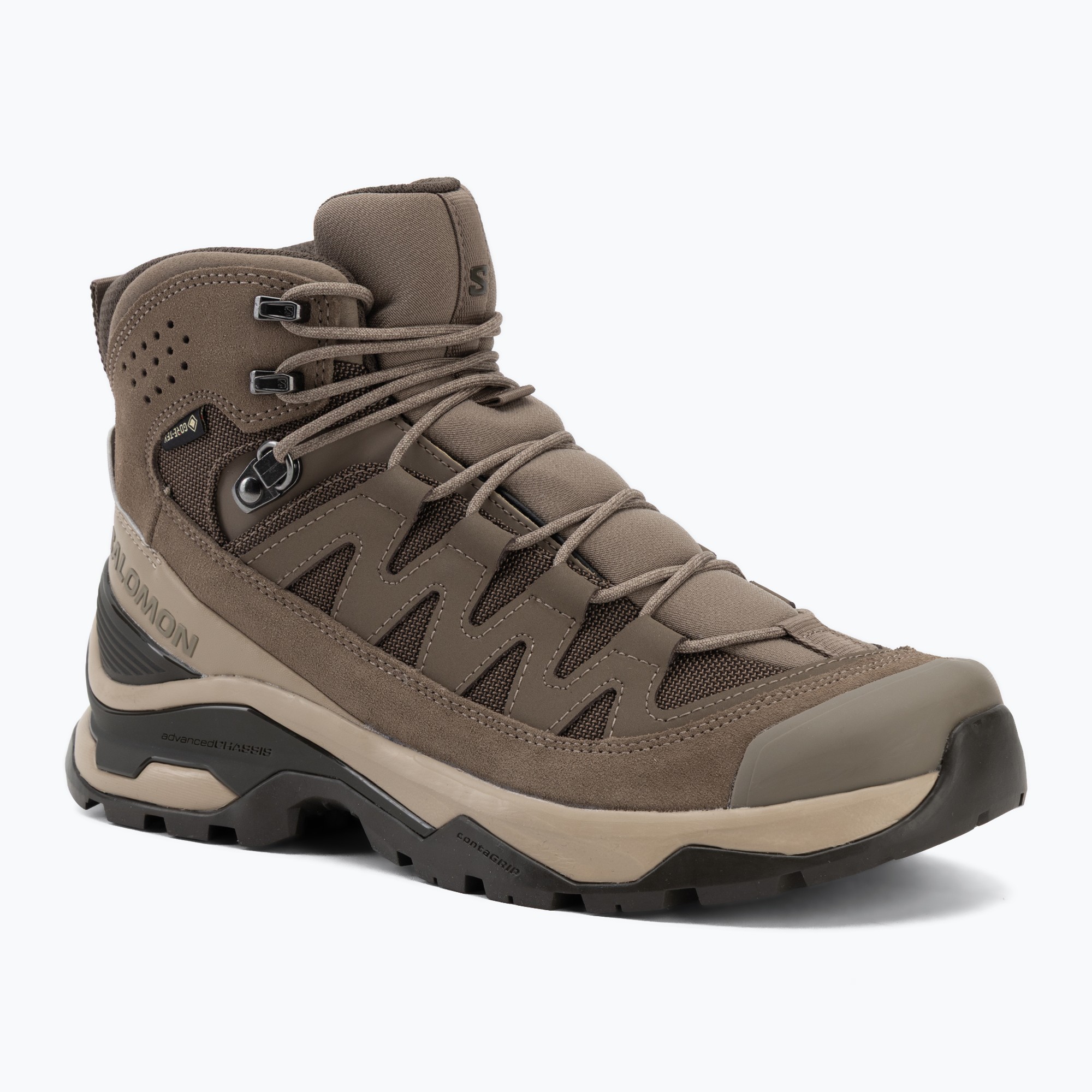 Buty trekkingowe męskie Salomon Quest Echo GTX walnut/dsrtan/blko 