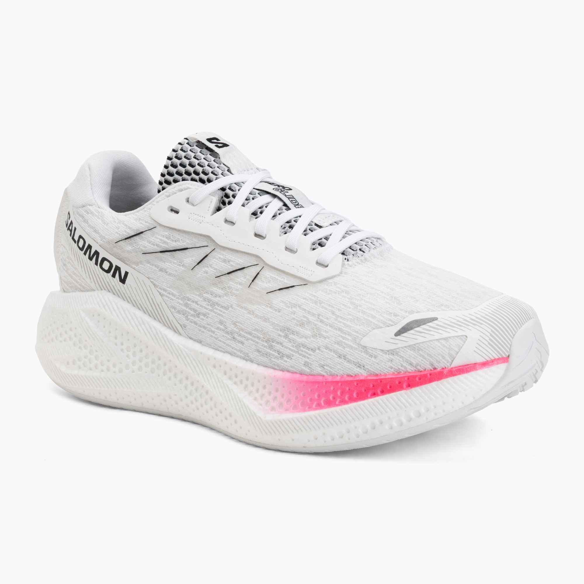 Buty do biegania męskie Salomon Aero Glide 4 white/white/black 