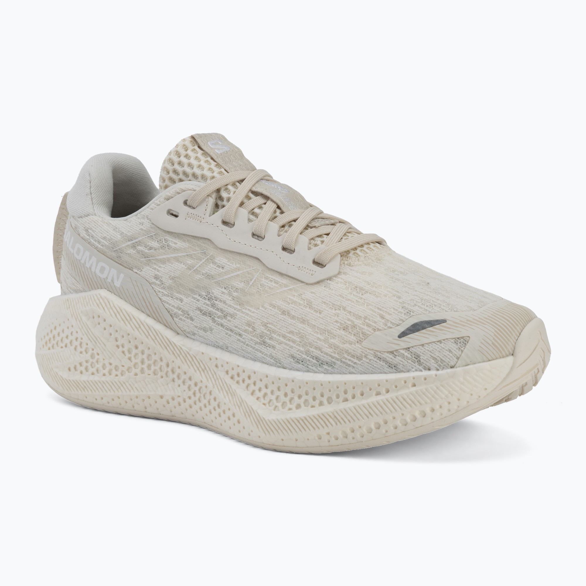 Дамски обувки за бягане Salomon Aero Glide 4 vanilla/vanilla/white