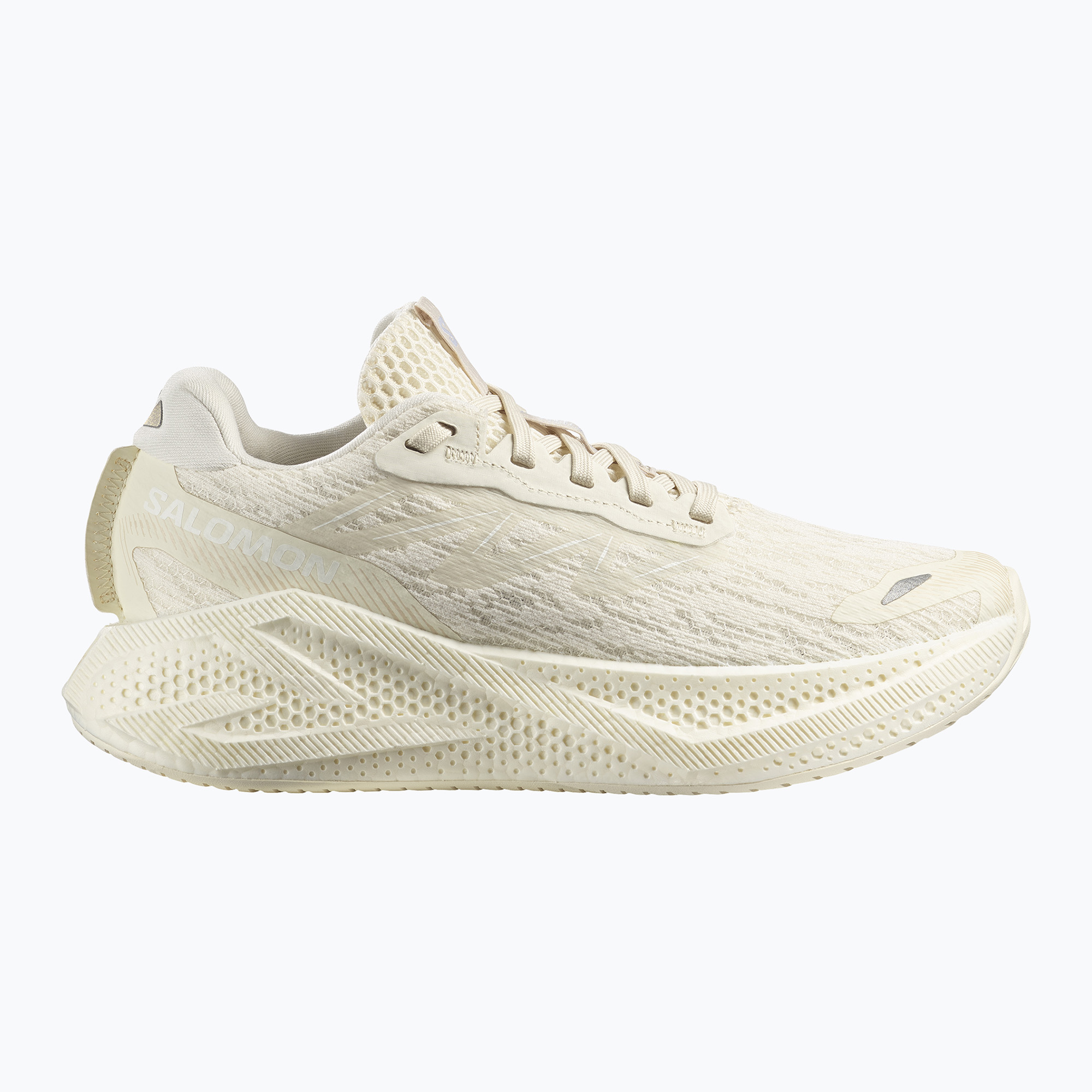 Buty do biegania damskie Salomon Aero Glide 4 vanila/vanila/white 