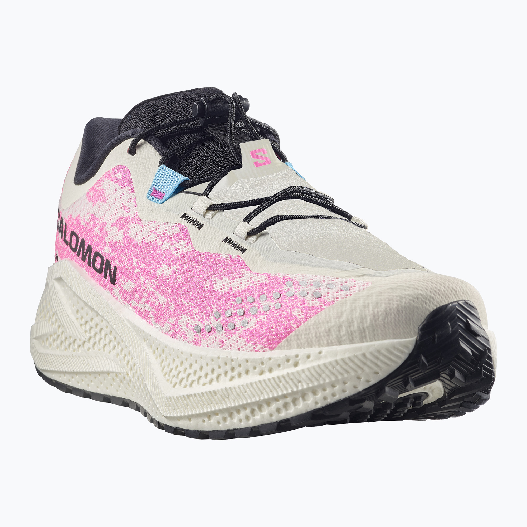 Мъжки обувки за бягане Salomon Aero Glide 4 GRVL vanilla ice/knockout pink/black