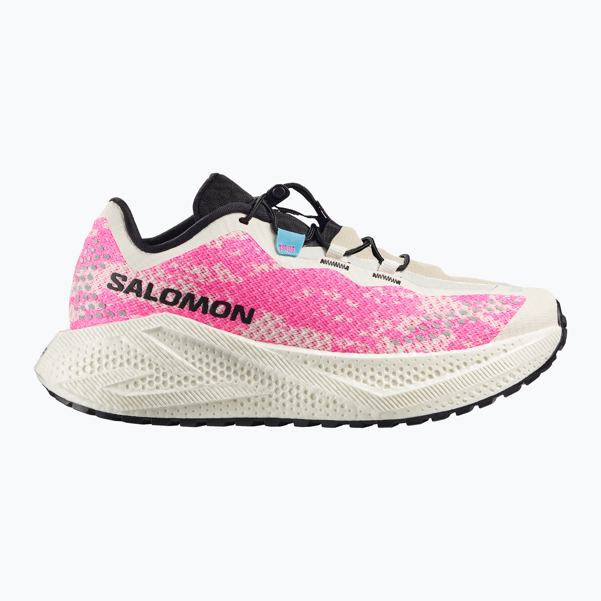 Дамски обувки за бягане Salomon Aero Glide 4 GRVL vanilla ice/knockout pink/black