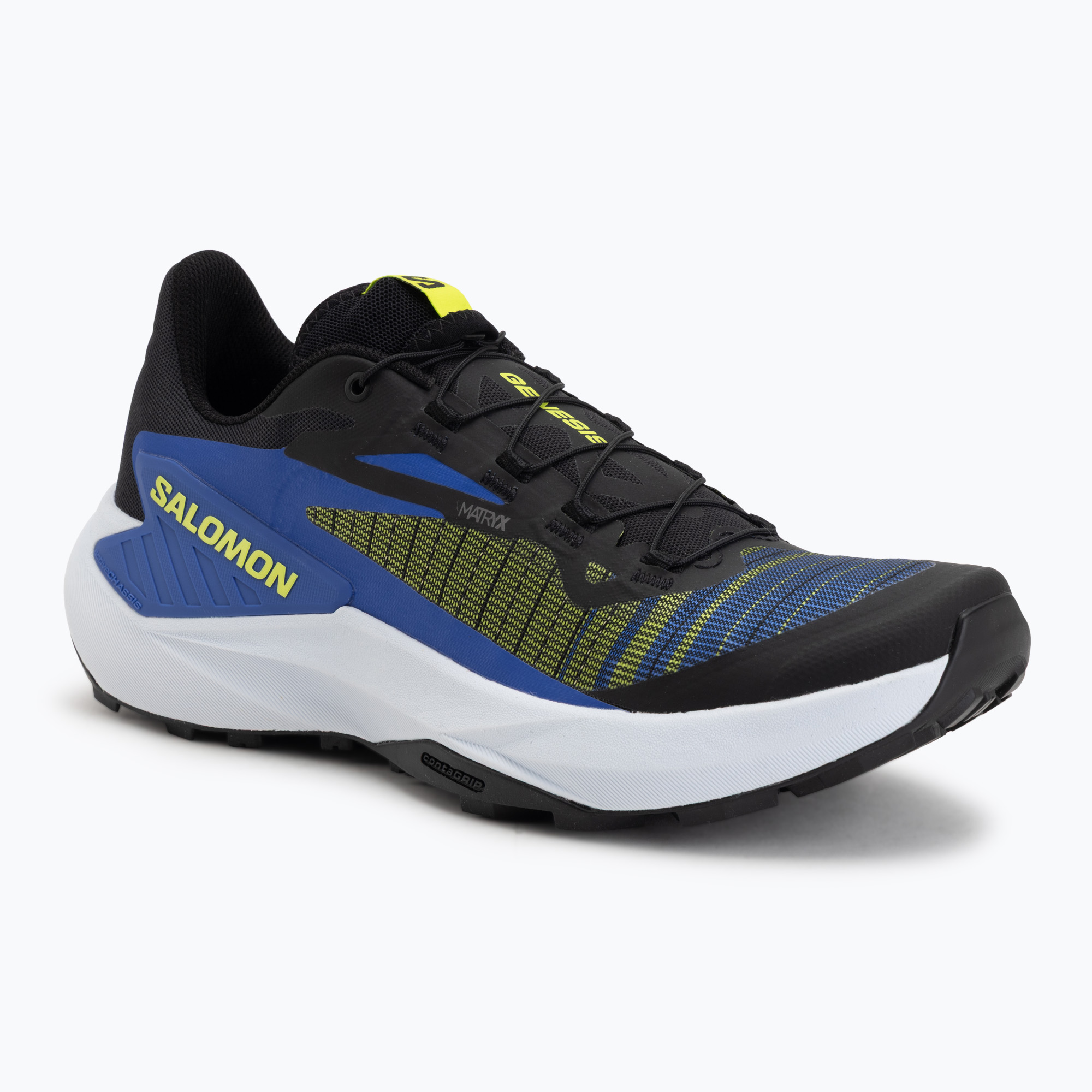 Buty do biegania męskie Salomon Genesis black/acid lime/bluing 