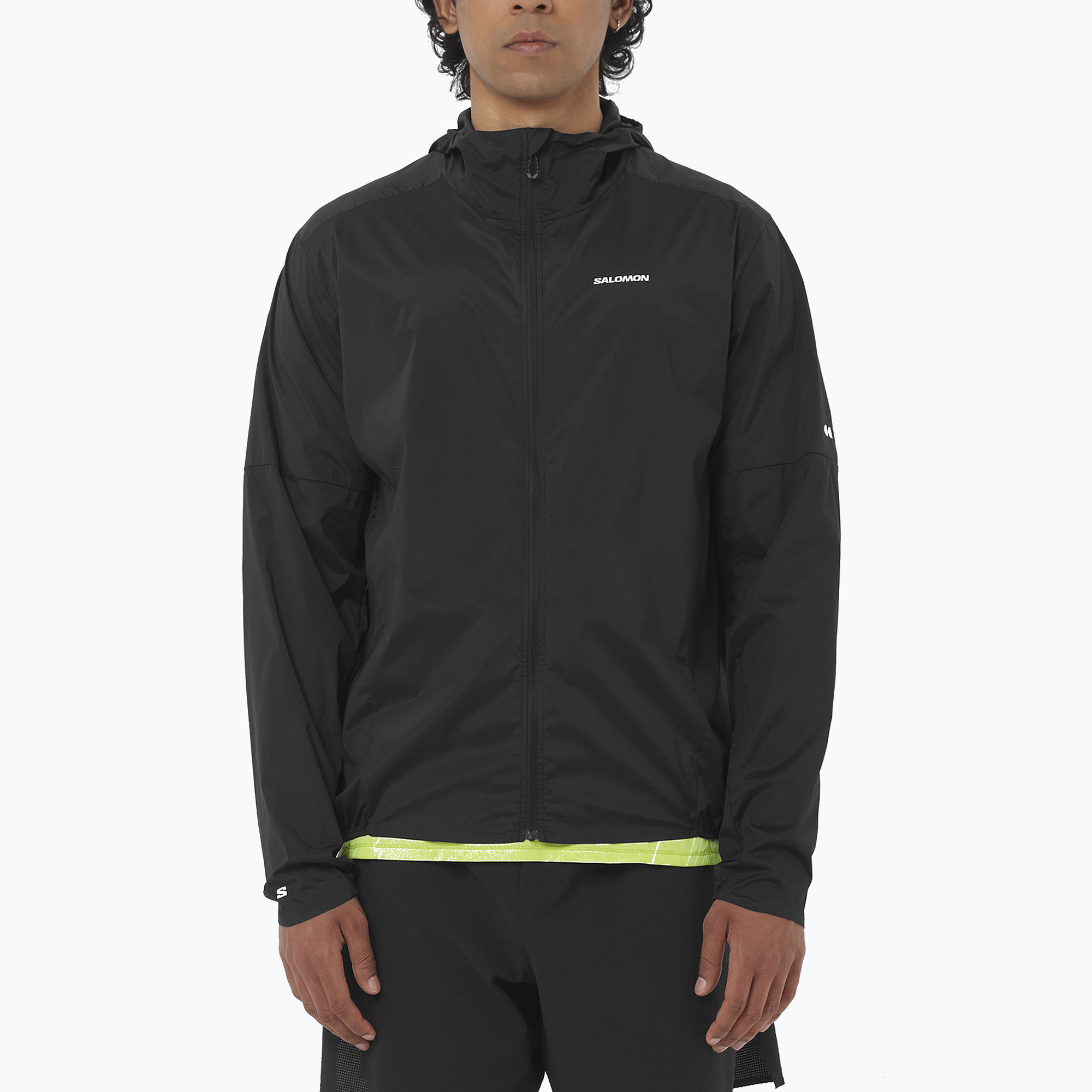 Kurtka do biegania męska Salomon Sense Aero Wind black 