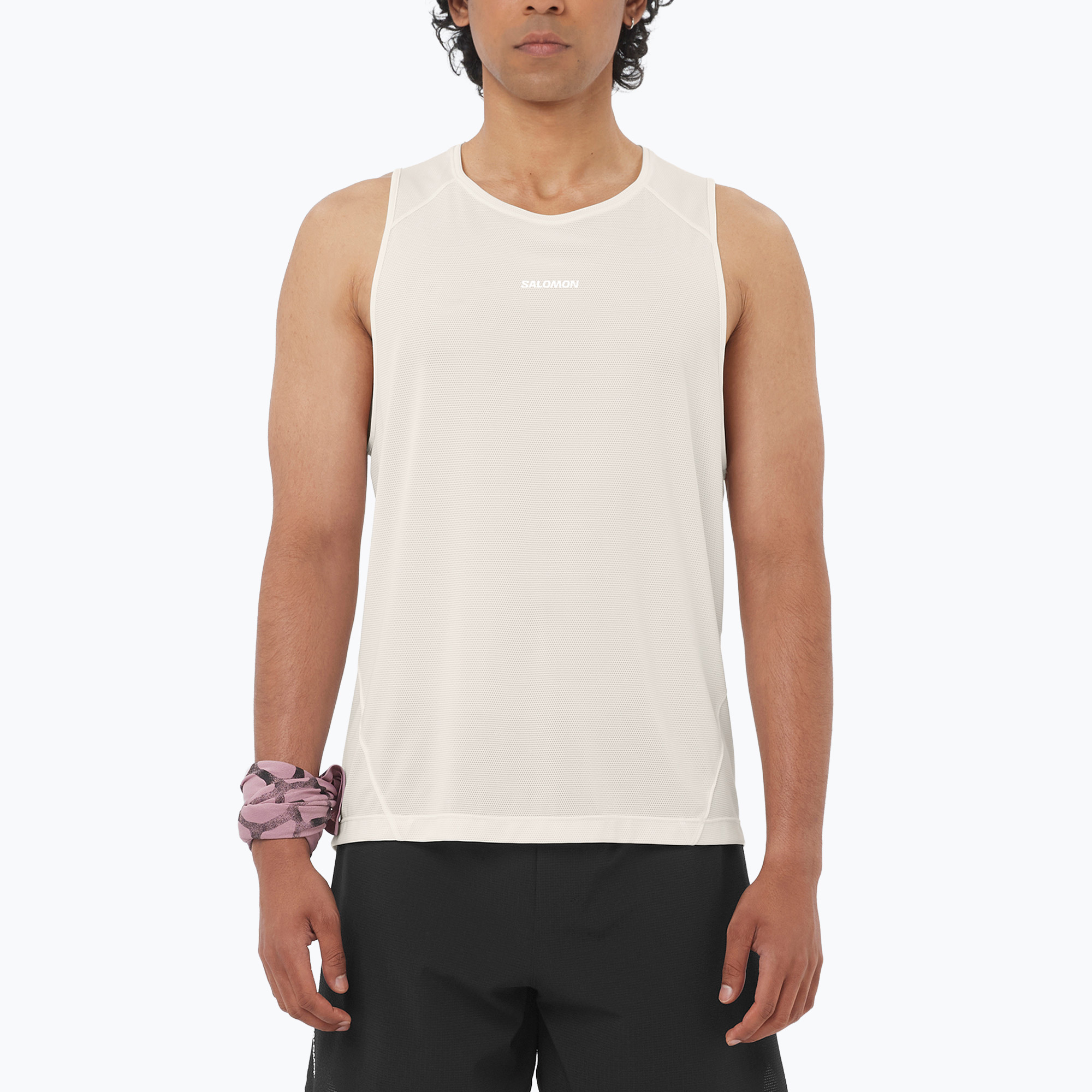 Koszulka męska Salomon Shakeout Core whisper white