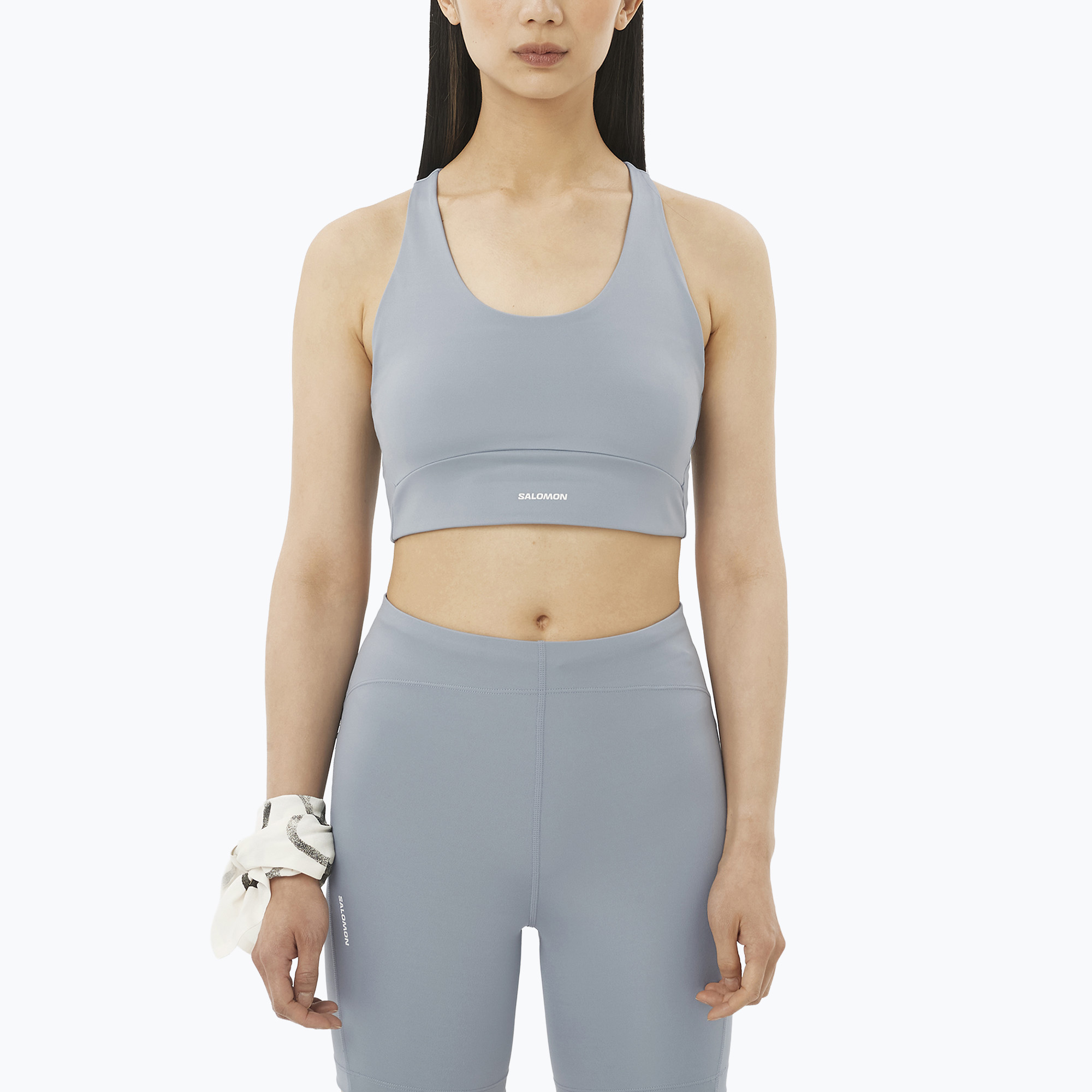 Biustonosz treningowy Salomon SHAKEout Core trade winds 