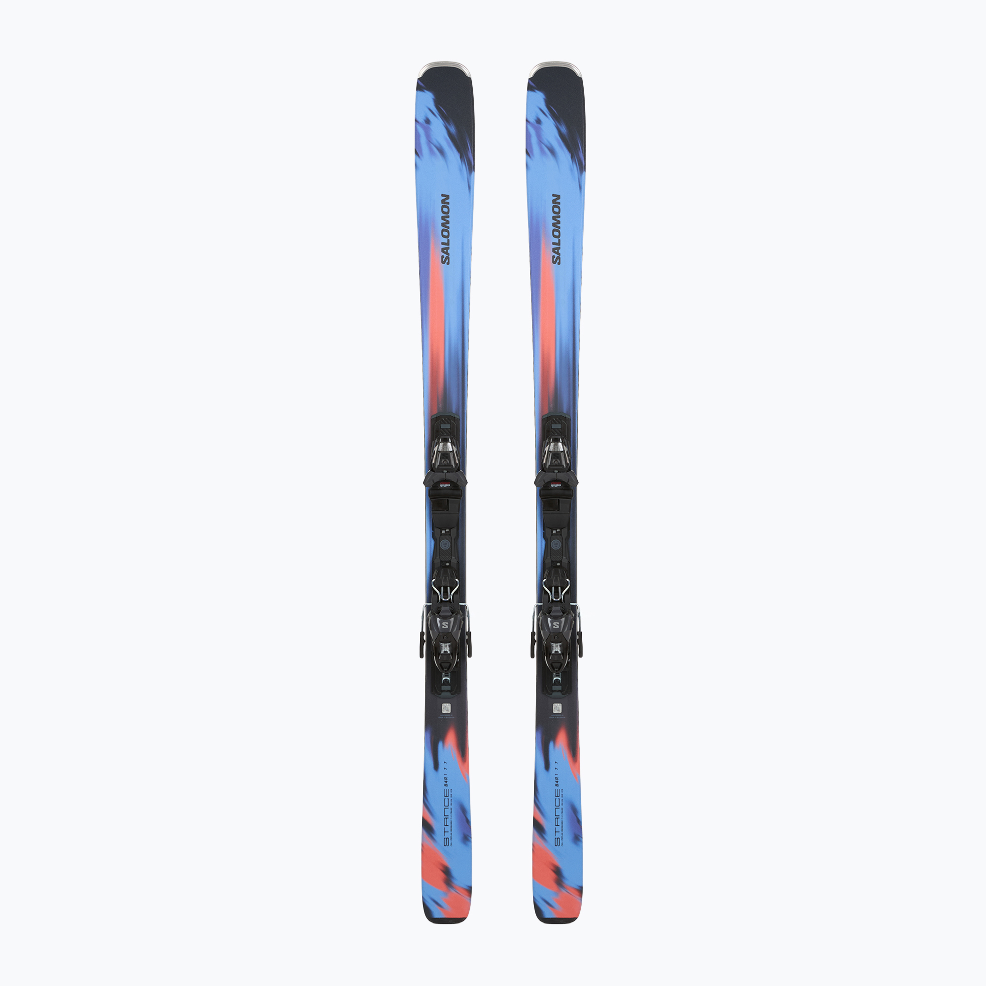 Zjazdové lyže Salomon Stance 84 R   viazanie M11 GW azure blue/nasturtium/black