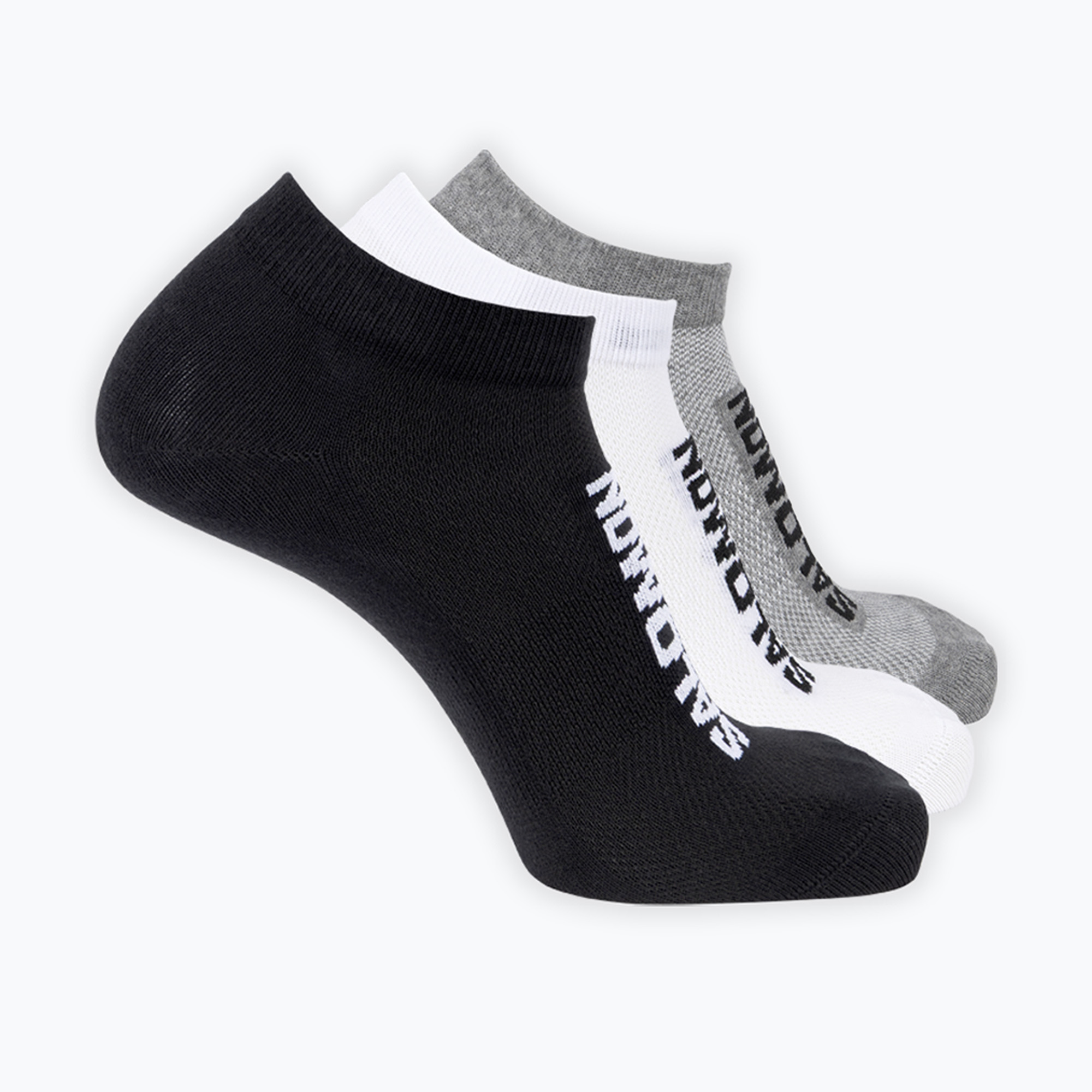 Șosete Salomon Everyday Lite Low 3 perechi black/white/frost gray