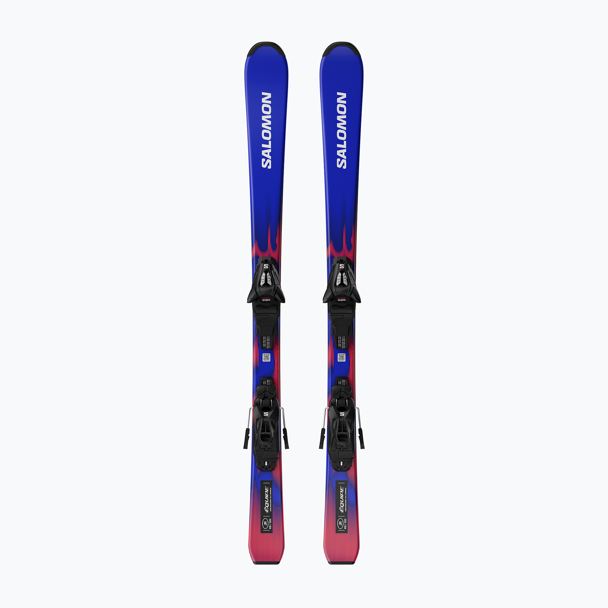 Schiuri de coborâre pentru copii   legături Salomon Equipe Jr S   C5 GW race blue/equipe red
