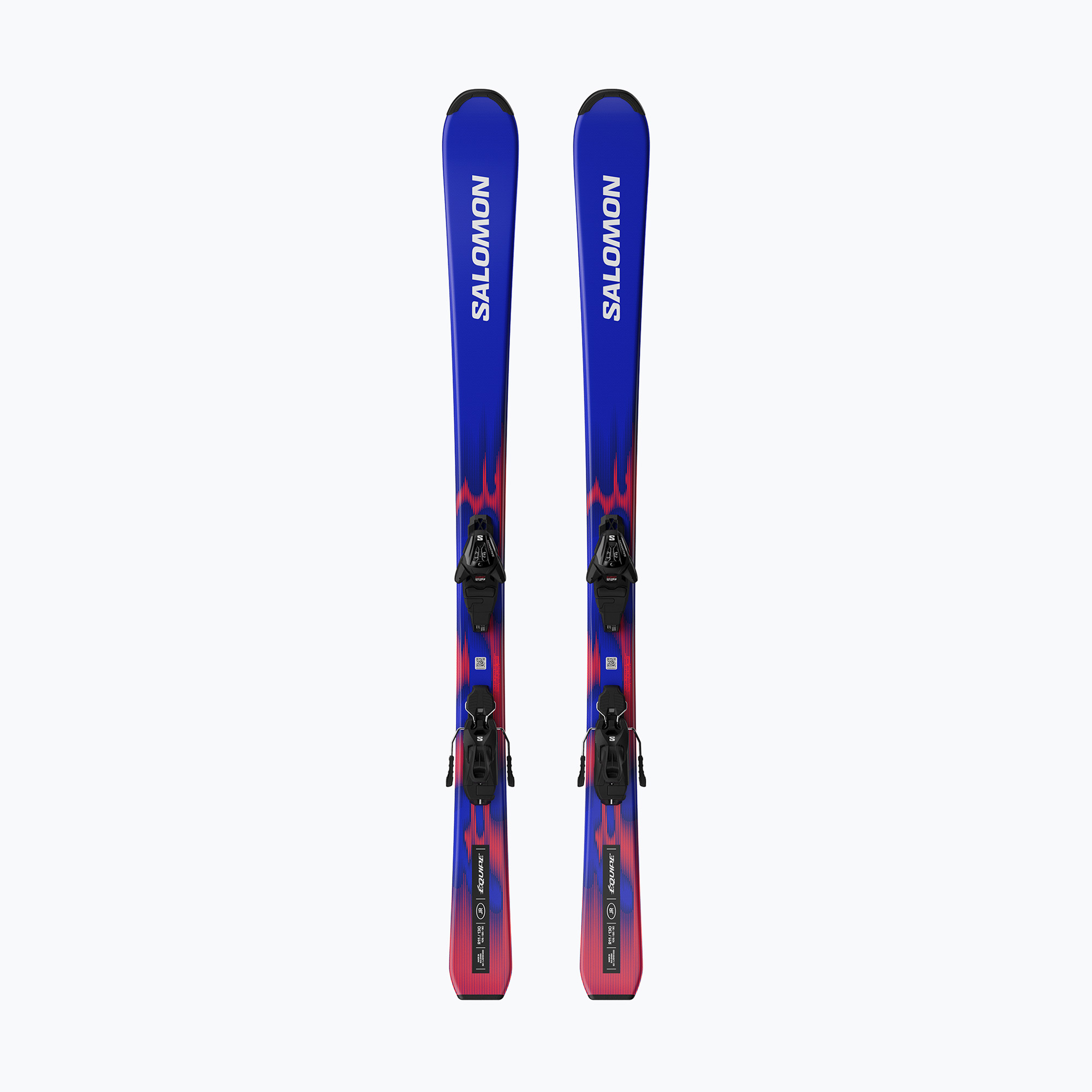 Schiuri de coborâre pentru copii   legături Salomon Equipe Jr M   L6 GW race blue/equipe red